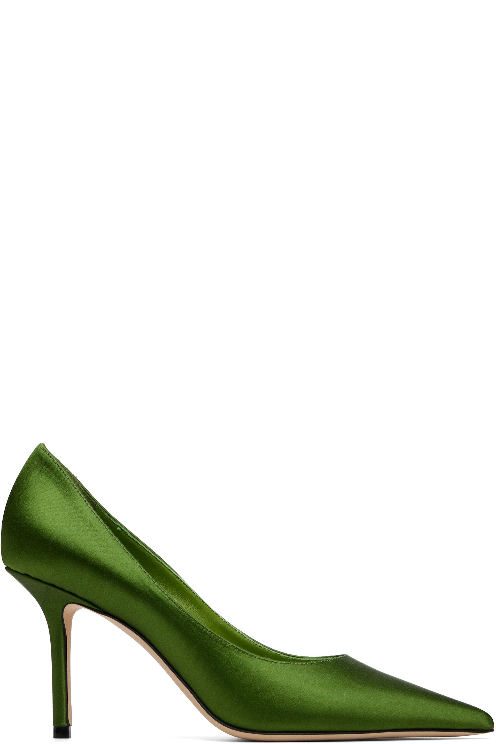 Jimmy Choo - Chaussures à talon Love 85 vertes