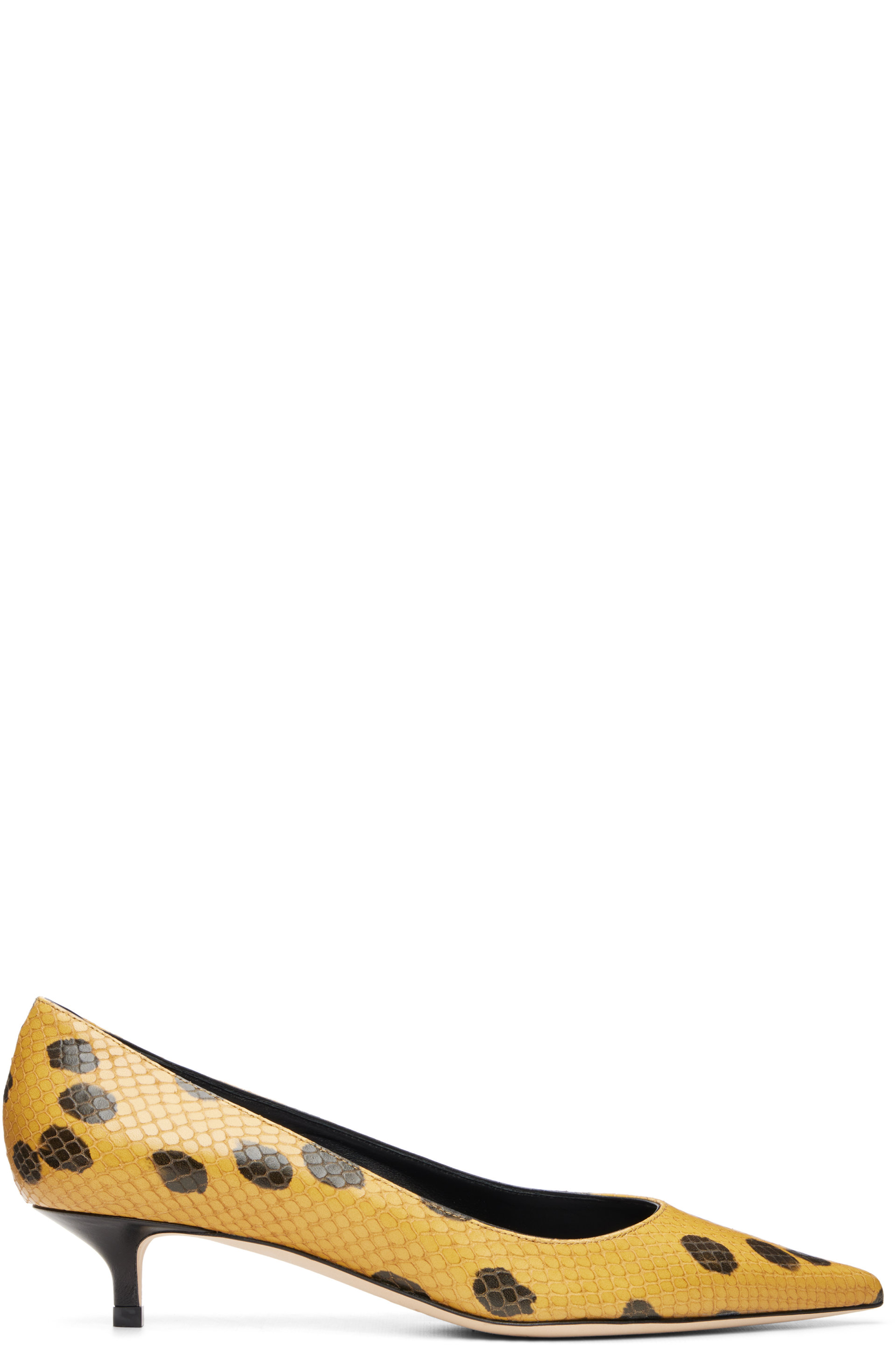 Jimmy Choo - Brown & Beige Amelia 35 Spotty Heels