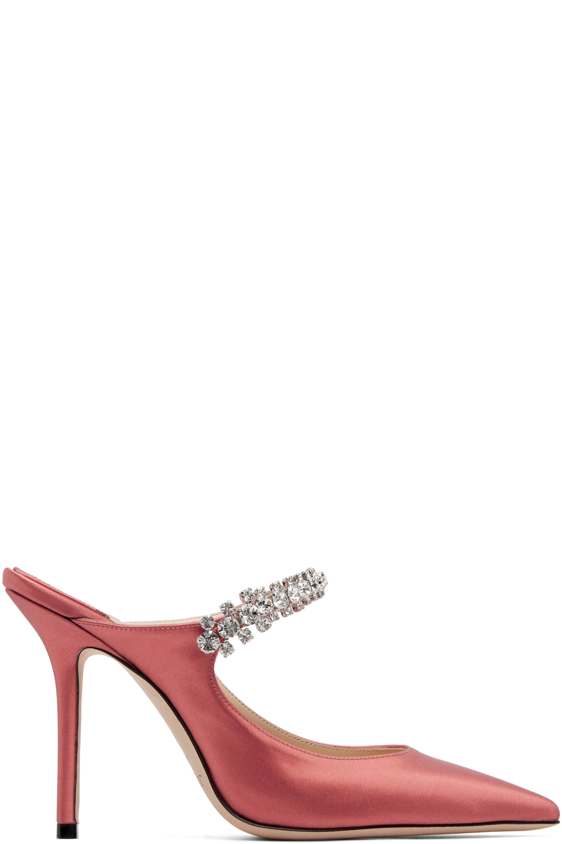 Jimmy Choo - Pink Bing 100 Satin Heels