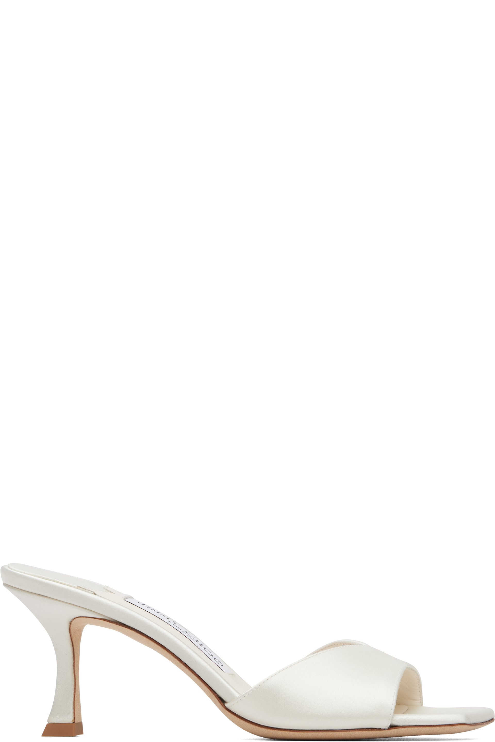Jimmy Choo - Sandales à talon Skye 70 blanches