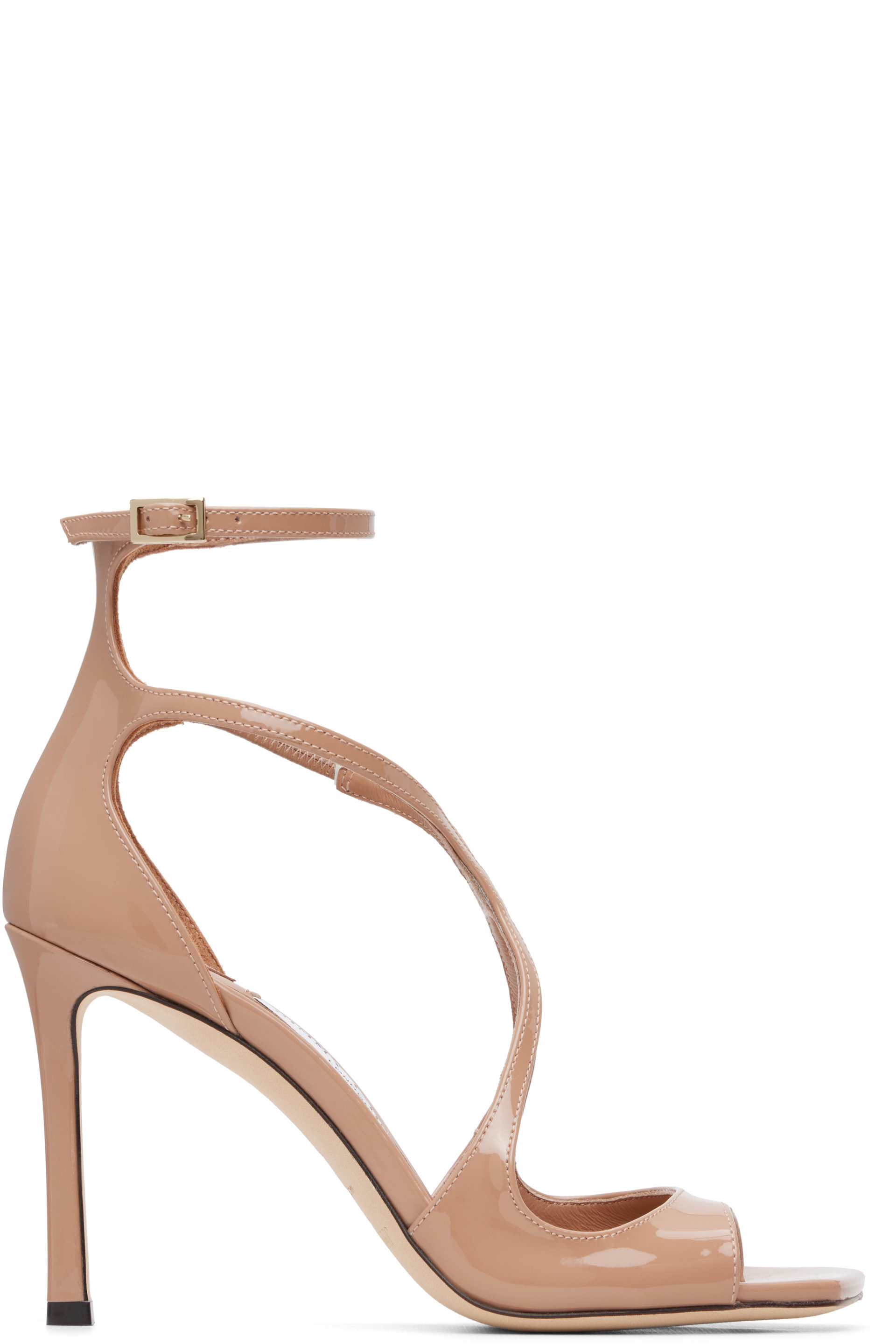 Jimmy Choo - Beige Azia 95 Heeled Sandals