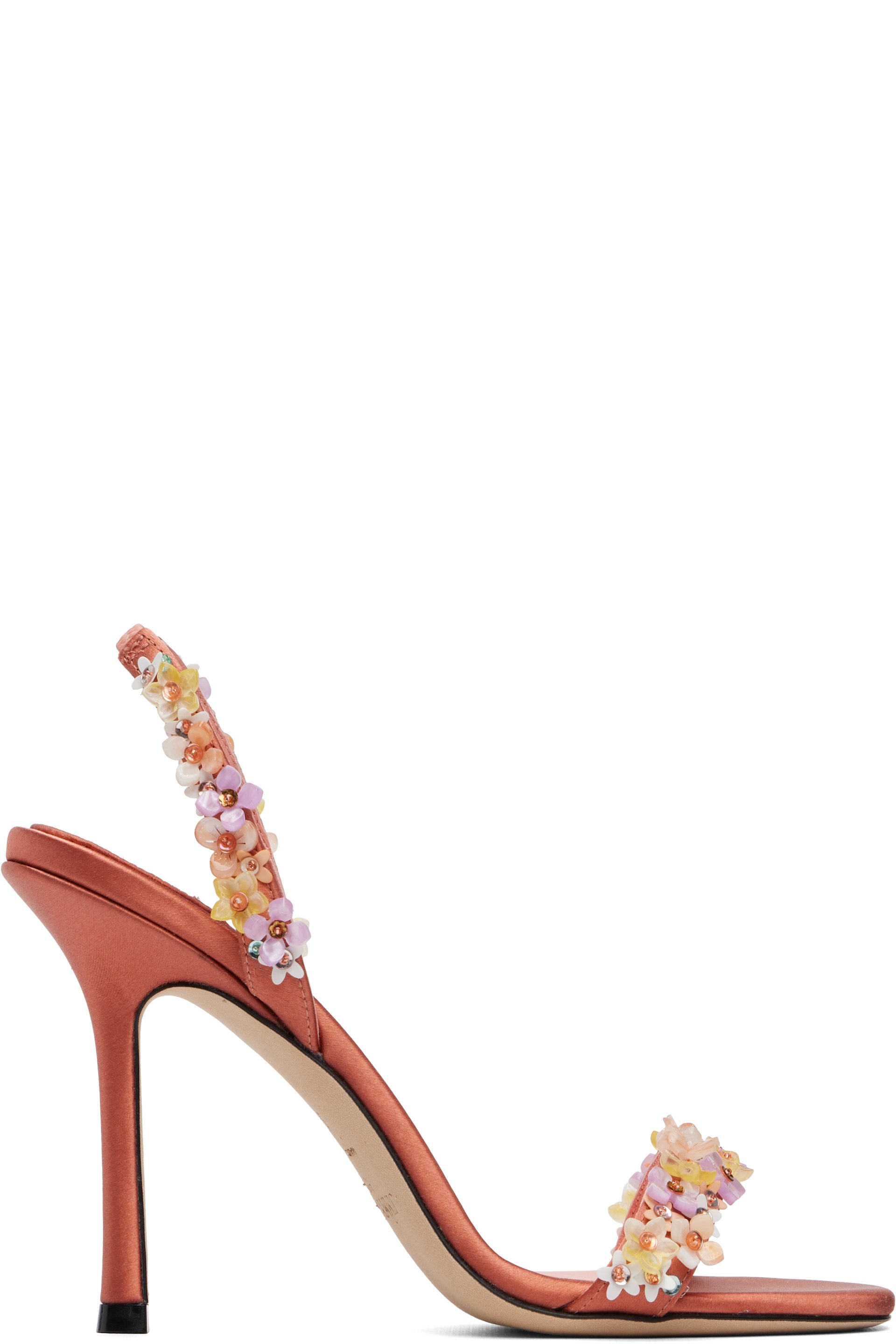 Jimmy Choo - Sandales à talon Jenn 100 roses