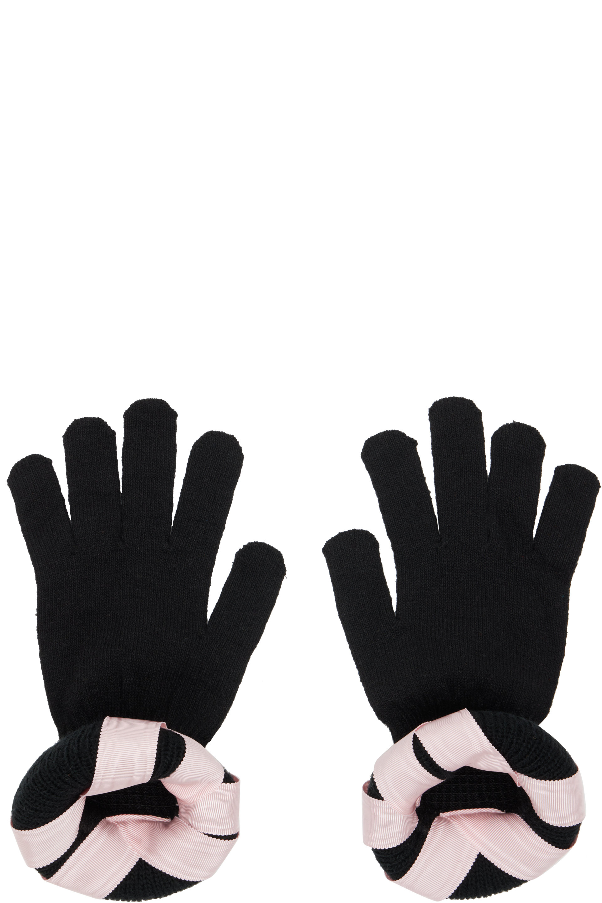 Chopova Lowena - Black Cribbage Cross Gloves