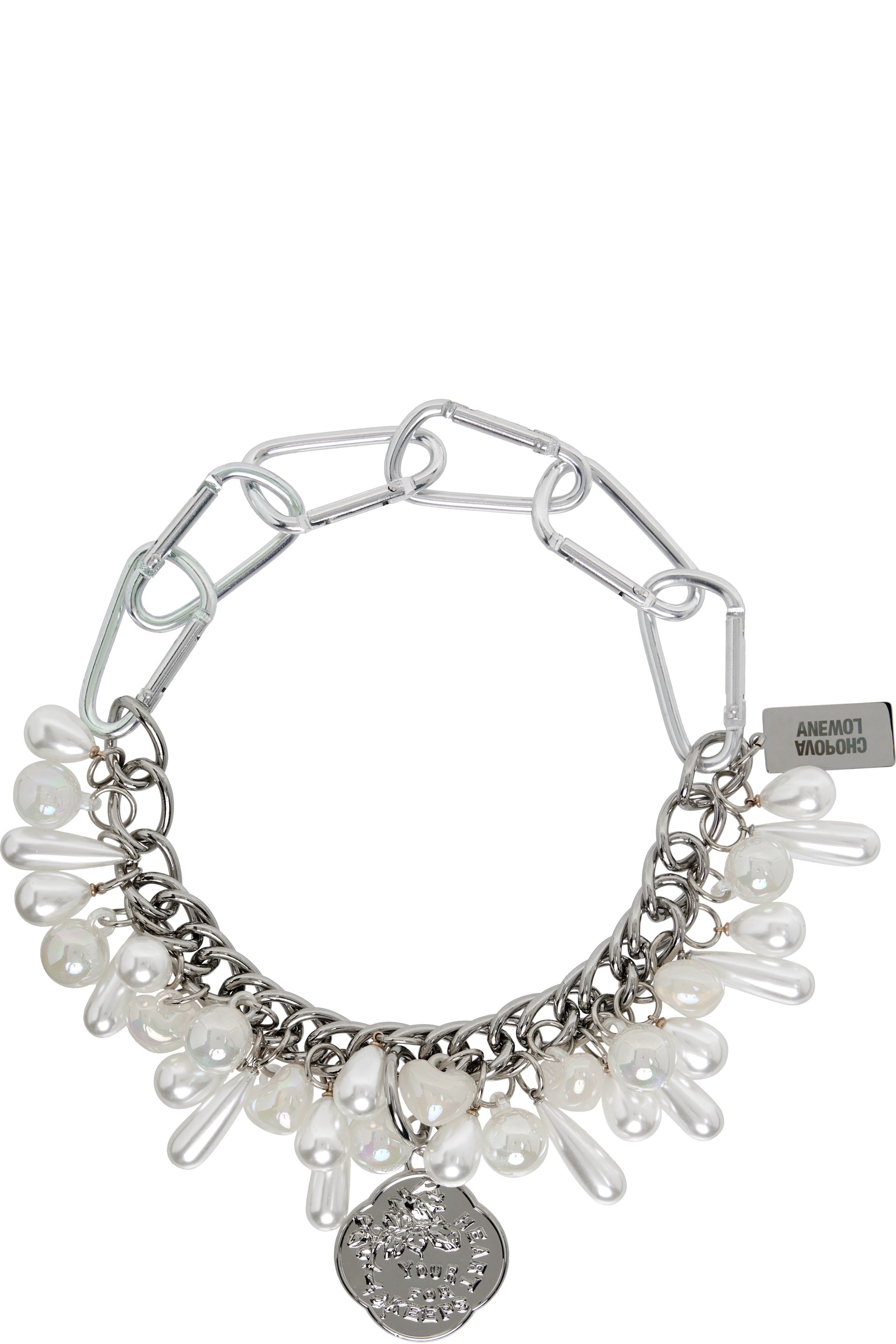 Chopova Lowena - 'Heart For Keeps' Carabiner Necklace
