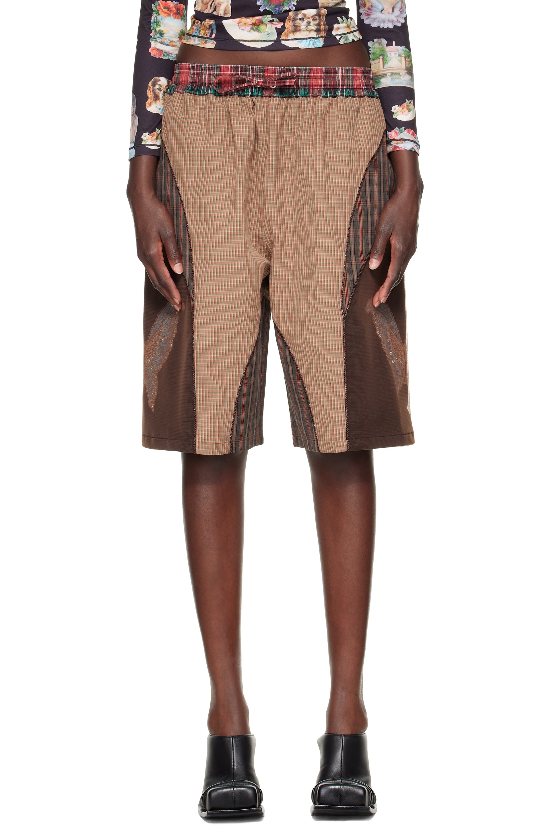 Chopova Lowena - Brown Swoon Shorts