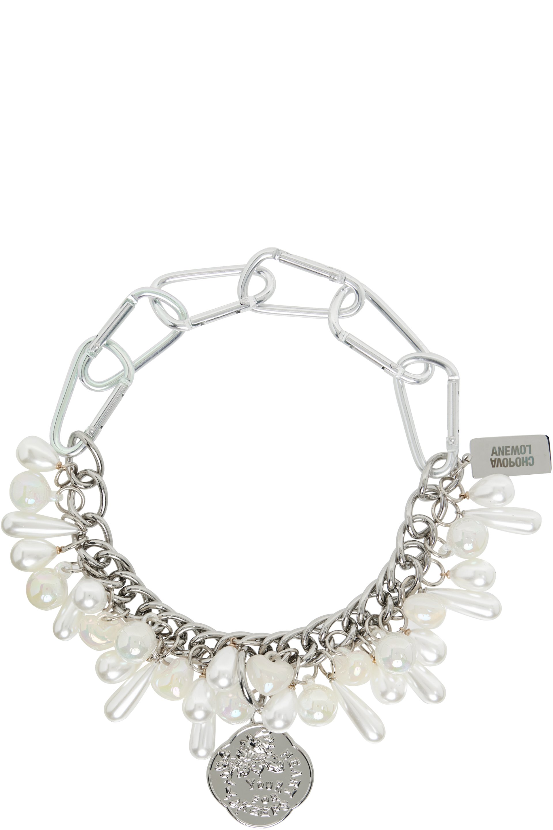Chopova Lowena - 'Heart For Keeps' Carabiner Necklace