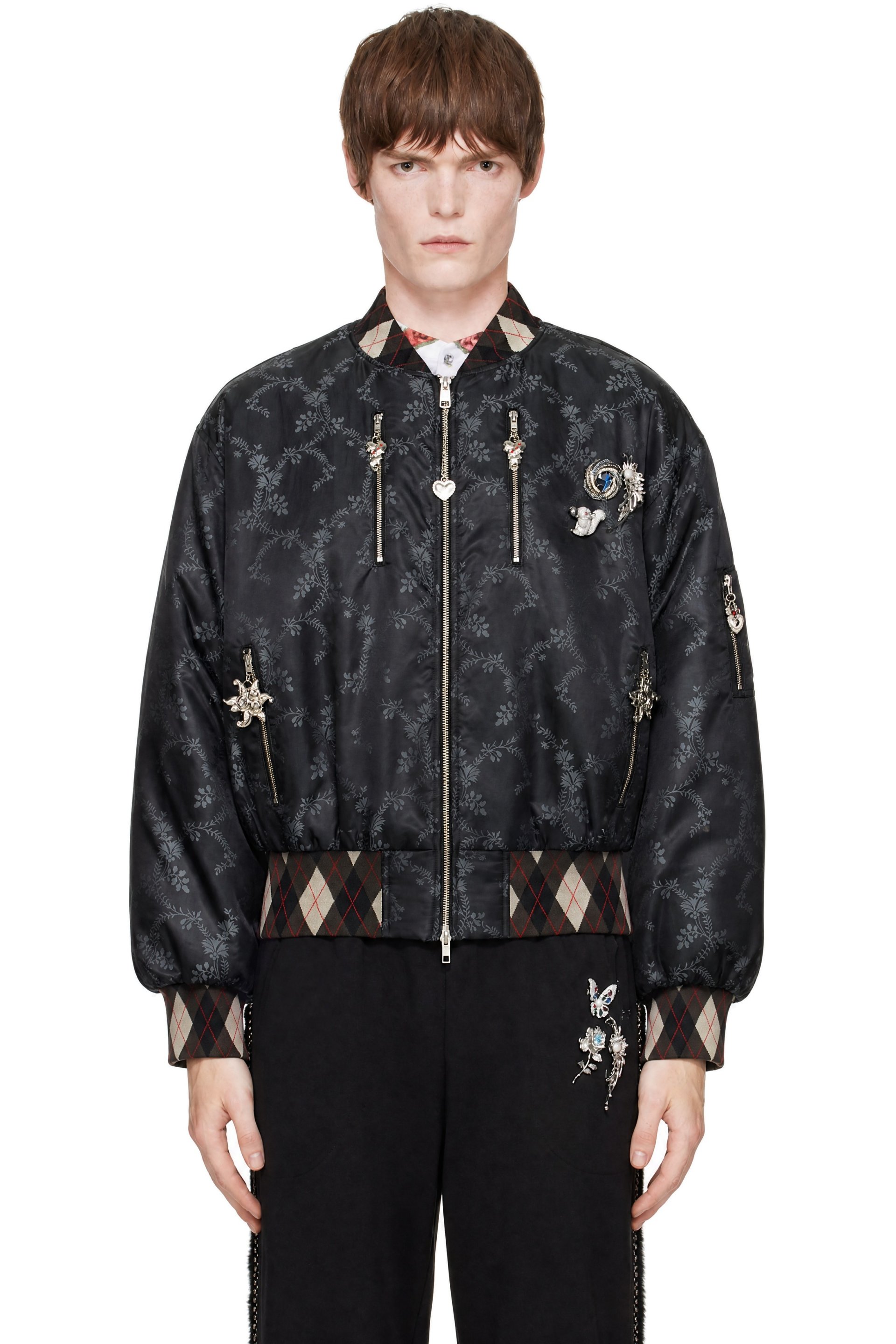 Chopova Lowena - Black Crescent Bomber Jacket