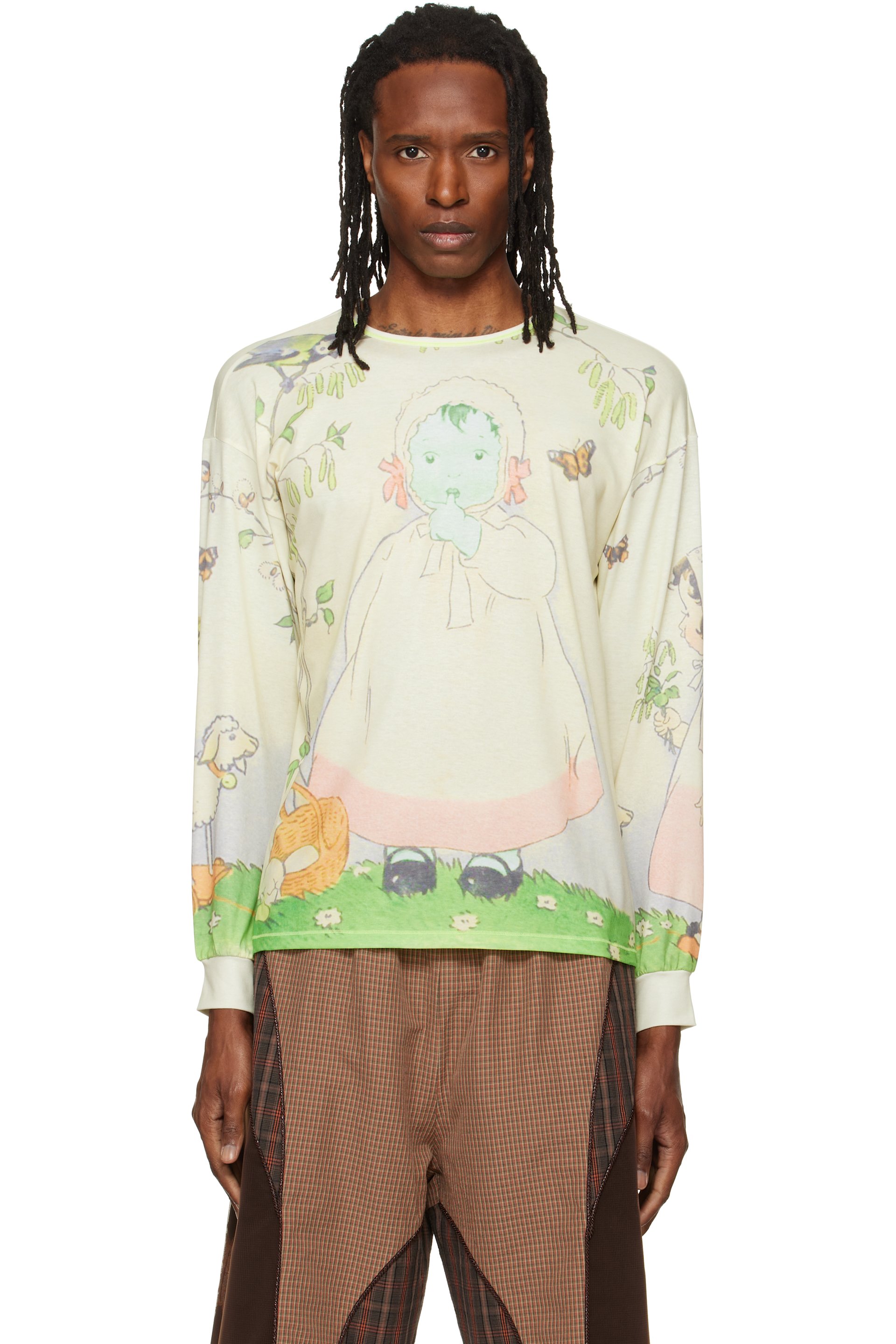 Chopova Lowena - Green Woodland Oversized T-shirt
