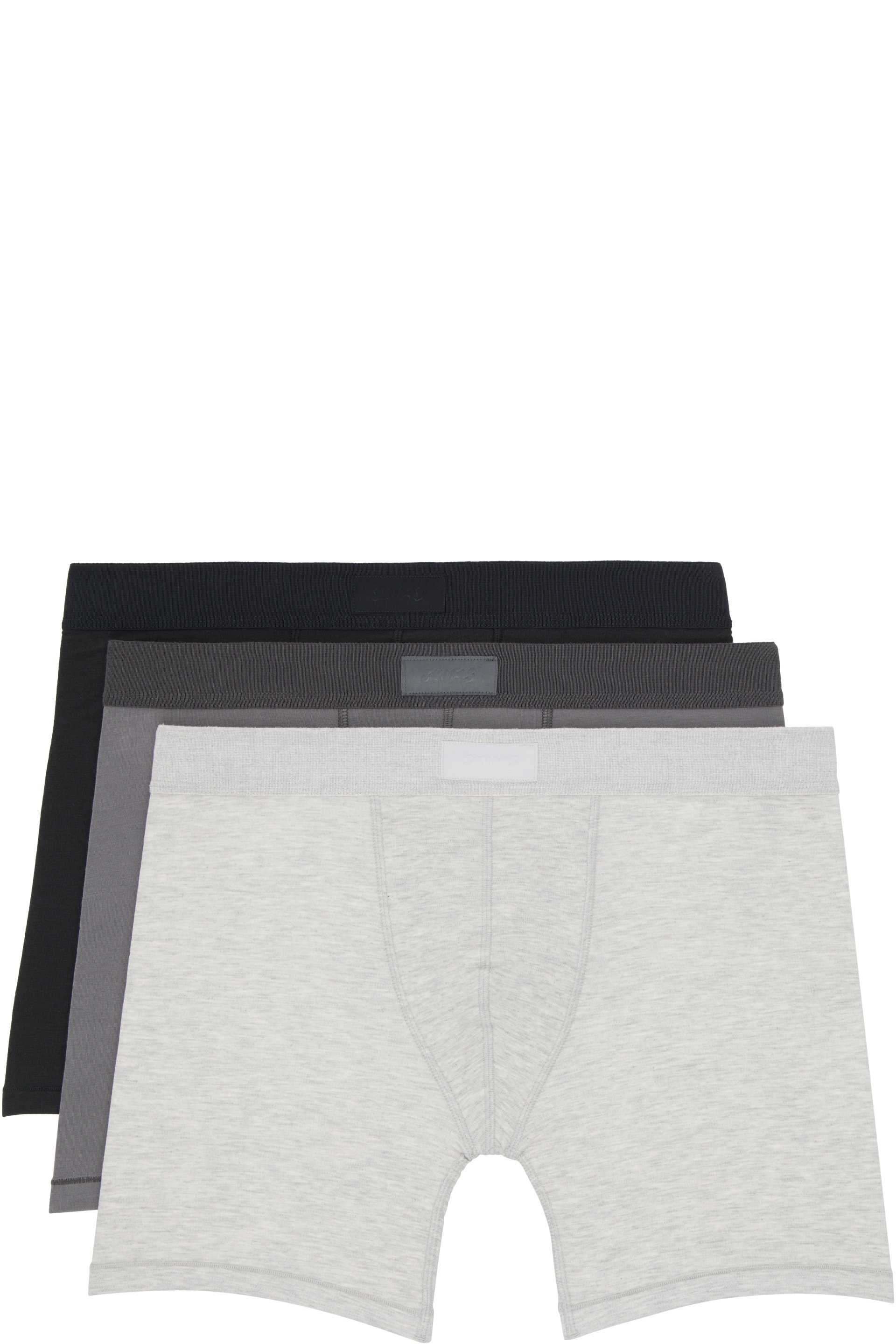 SKIMS - Three-Pack Multicolor SKIMS Cotton 5" Boxer Briefs