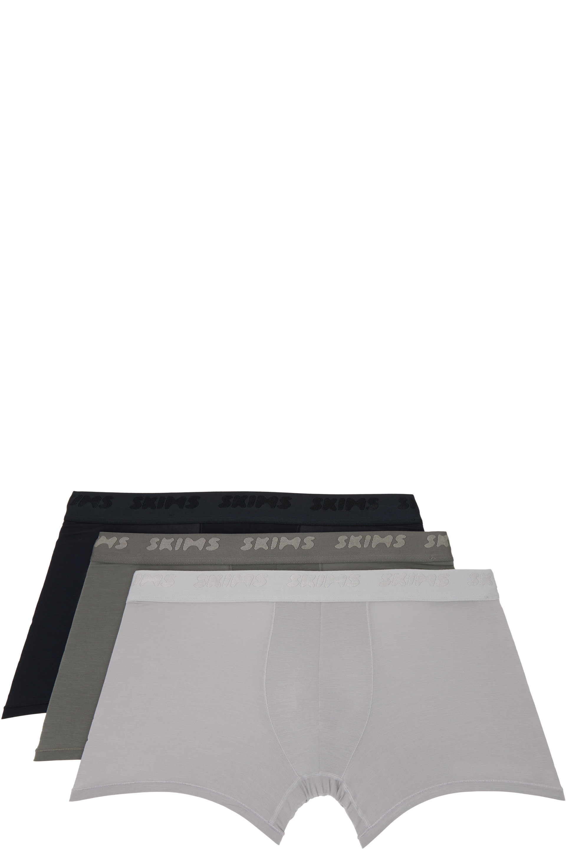 SKIMS - Three-Pack Multicolor SKIMS Stretch 3" Boxer Briefs