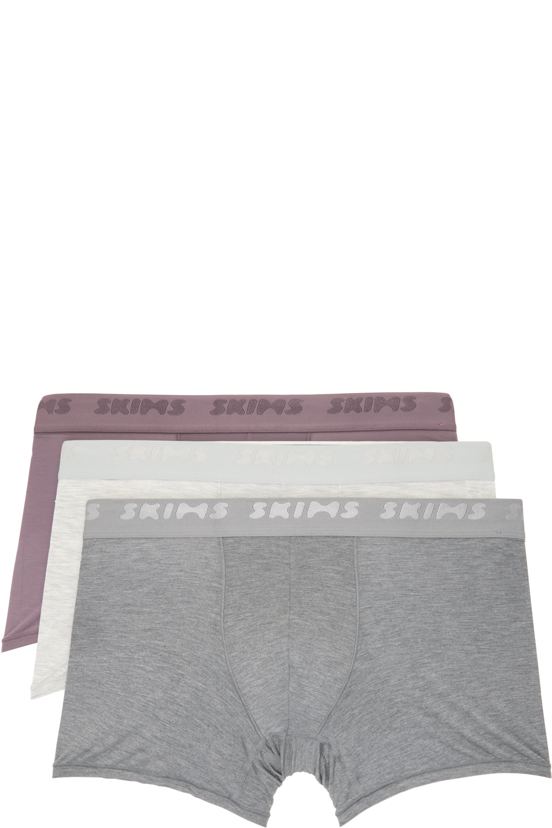 SKIMS - Three-Pack Multicolor SKIMS Stretch 3" Boxer Briefs