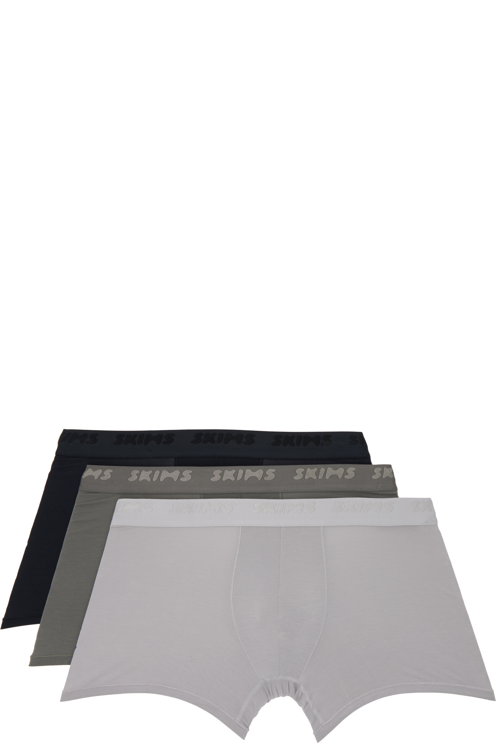 SKIMS - Three-Pack Multicolor SKIMS Stretch 3" Boxer Briefs