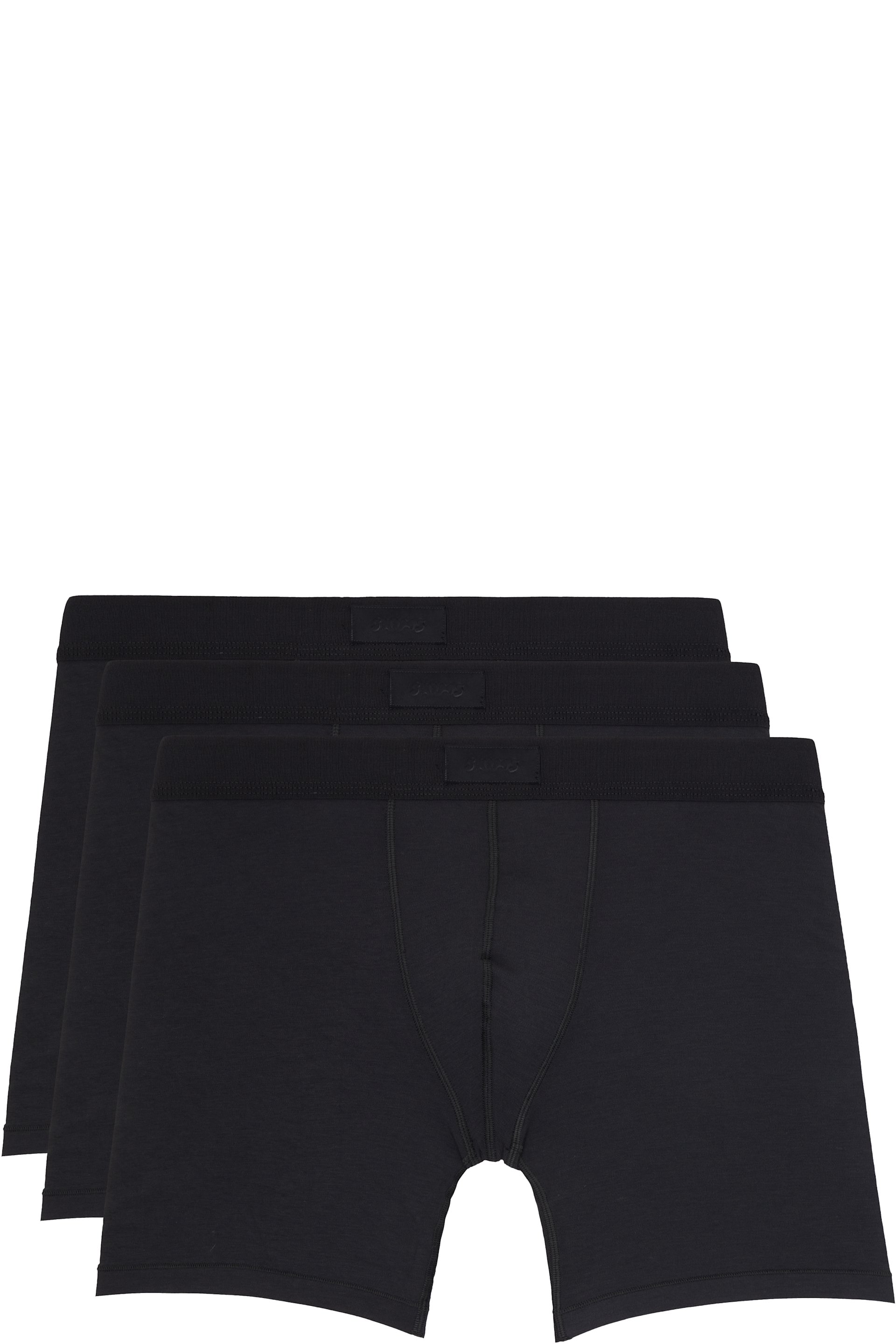SKIMS - Three-Pack Black SKIMS Cotton 5" Boxer Briefs