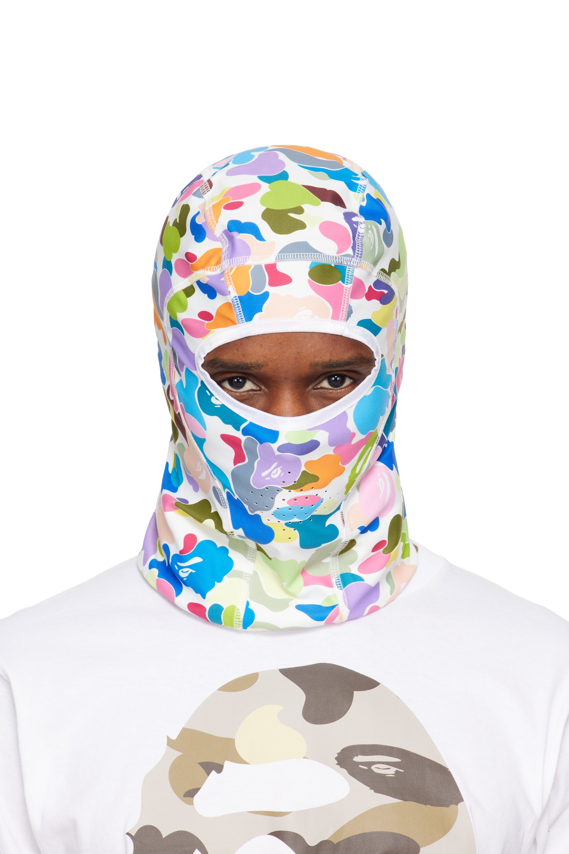 BAPE - Multicolor Camo Balaclava