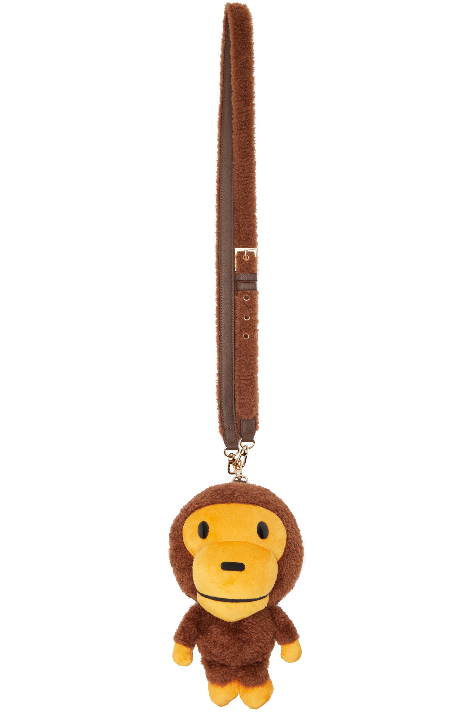 BAPE - 棕色 Baby Milo Plush Doll 2Way 斜挎包