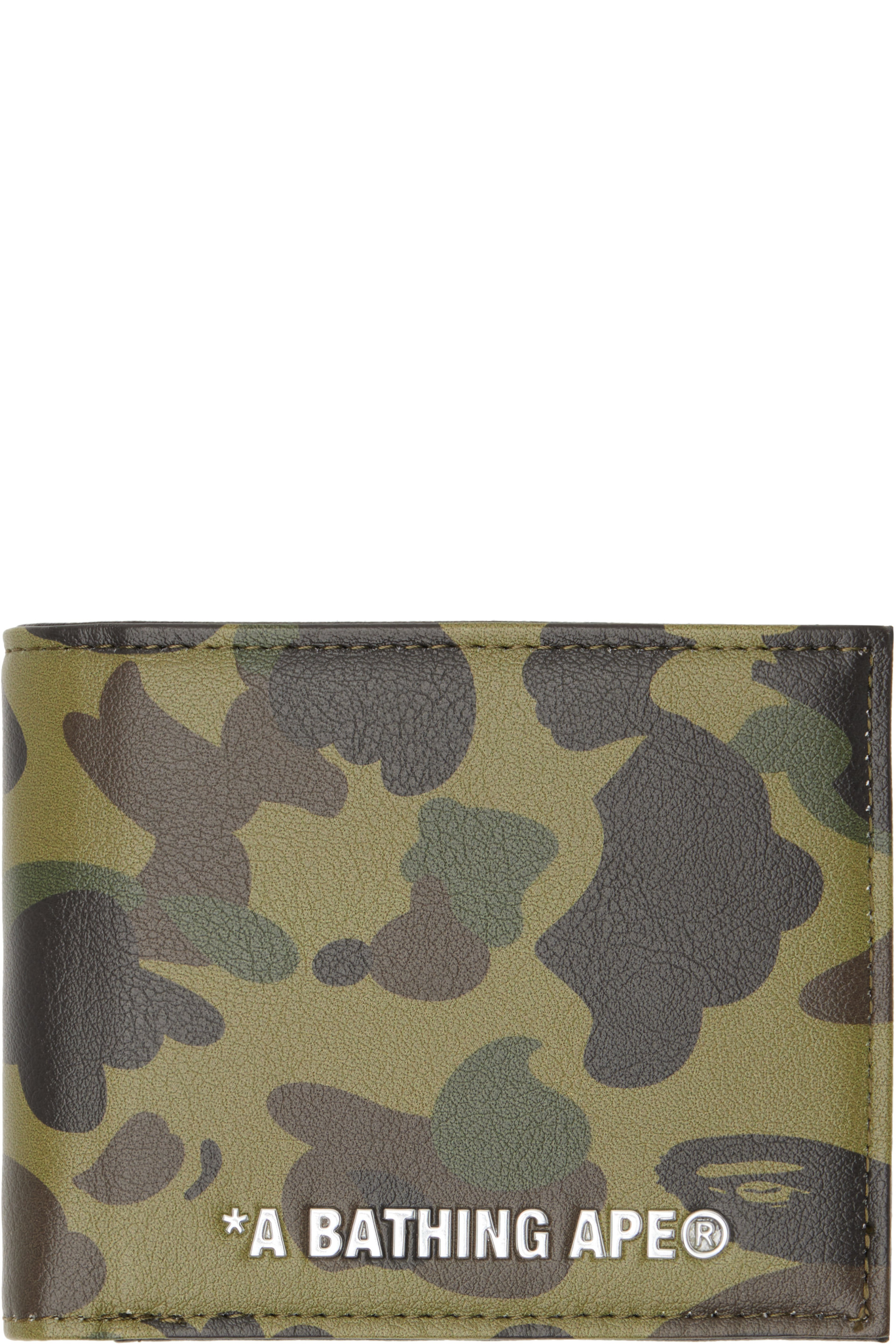 BAPE - Khaki 1st Camo Mini Wallet