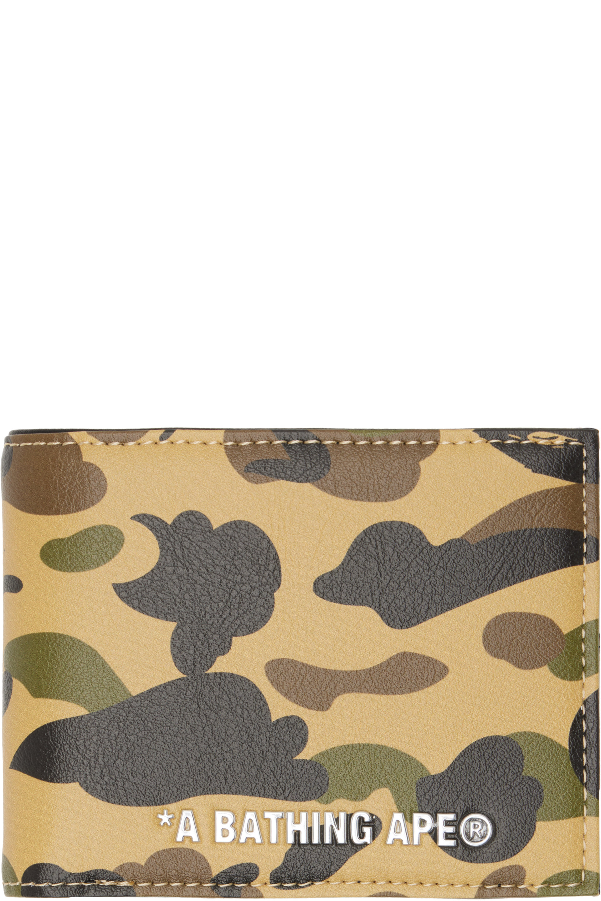 BAPE - Khaki 1st Camo Mini Wallet