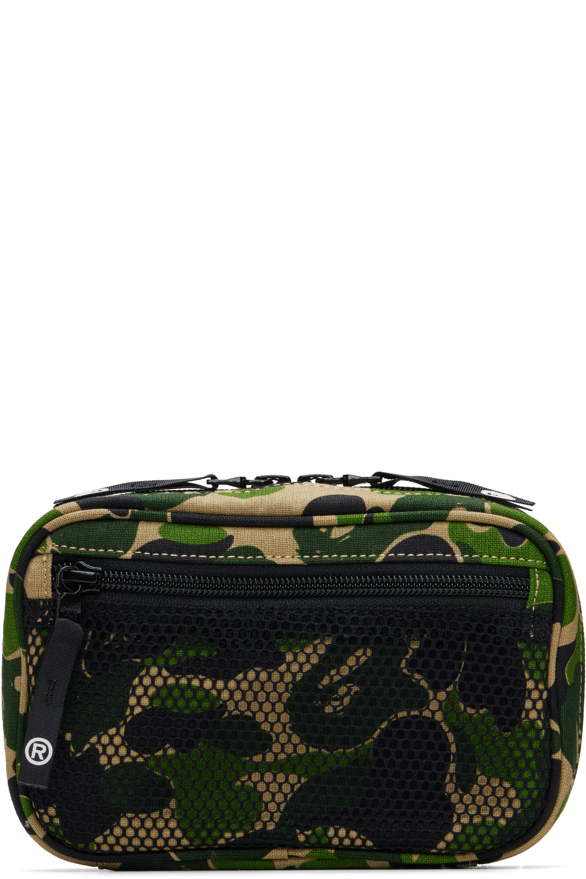 BAPE - Khaki ABC Camo Gadget Pouch