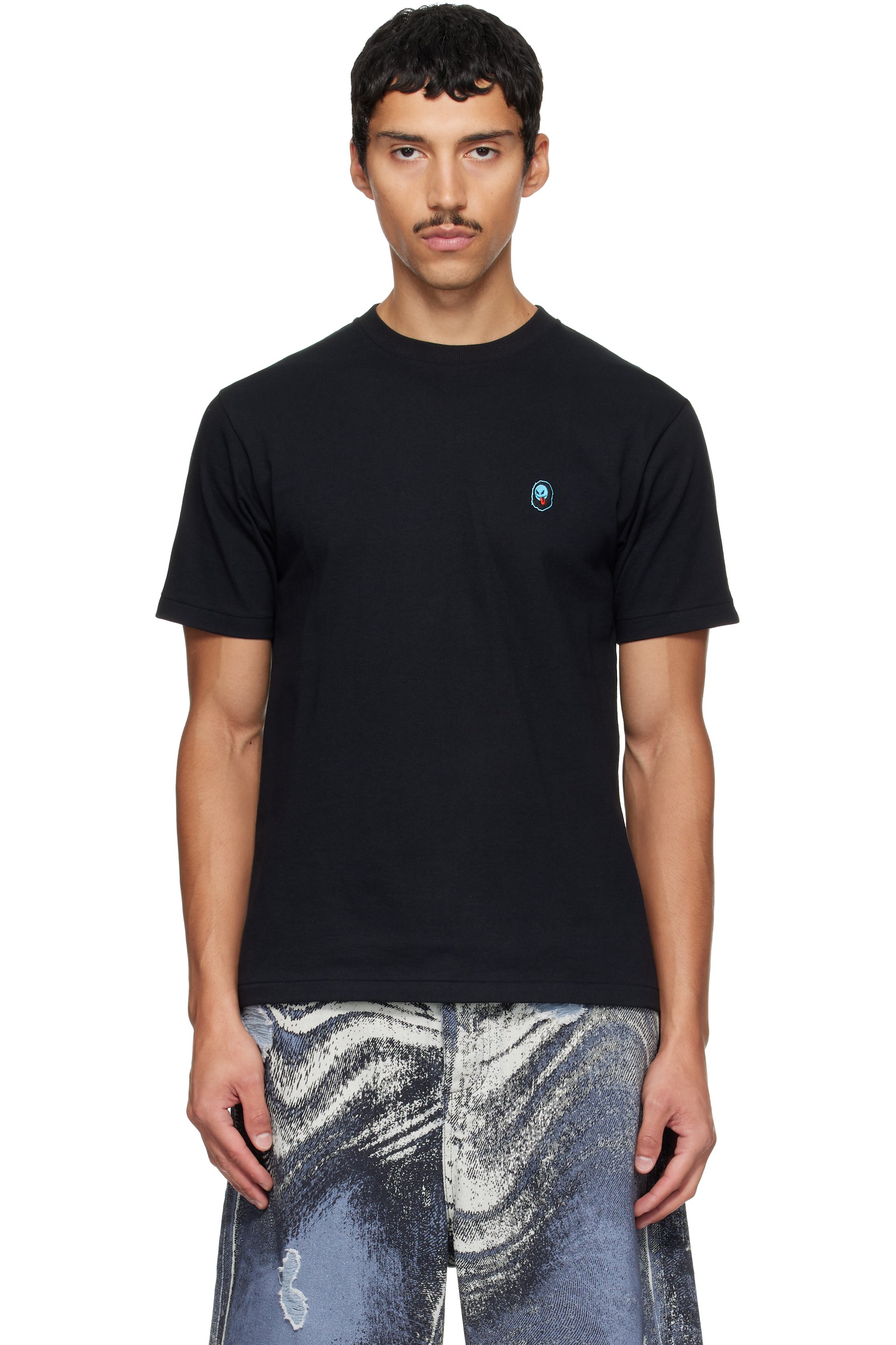 BAPE - Black Ape Ghost One Point T-shirt