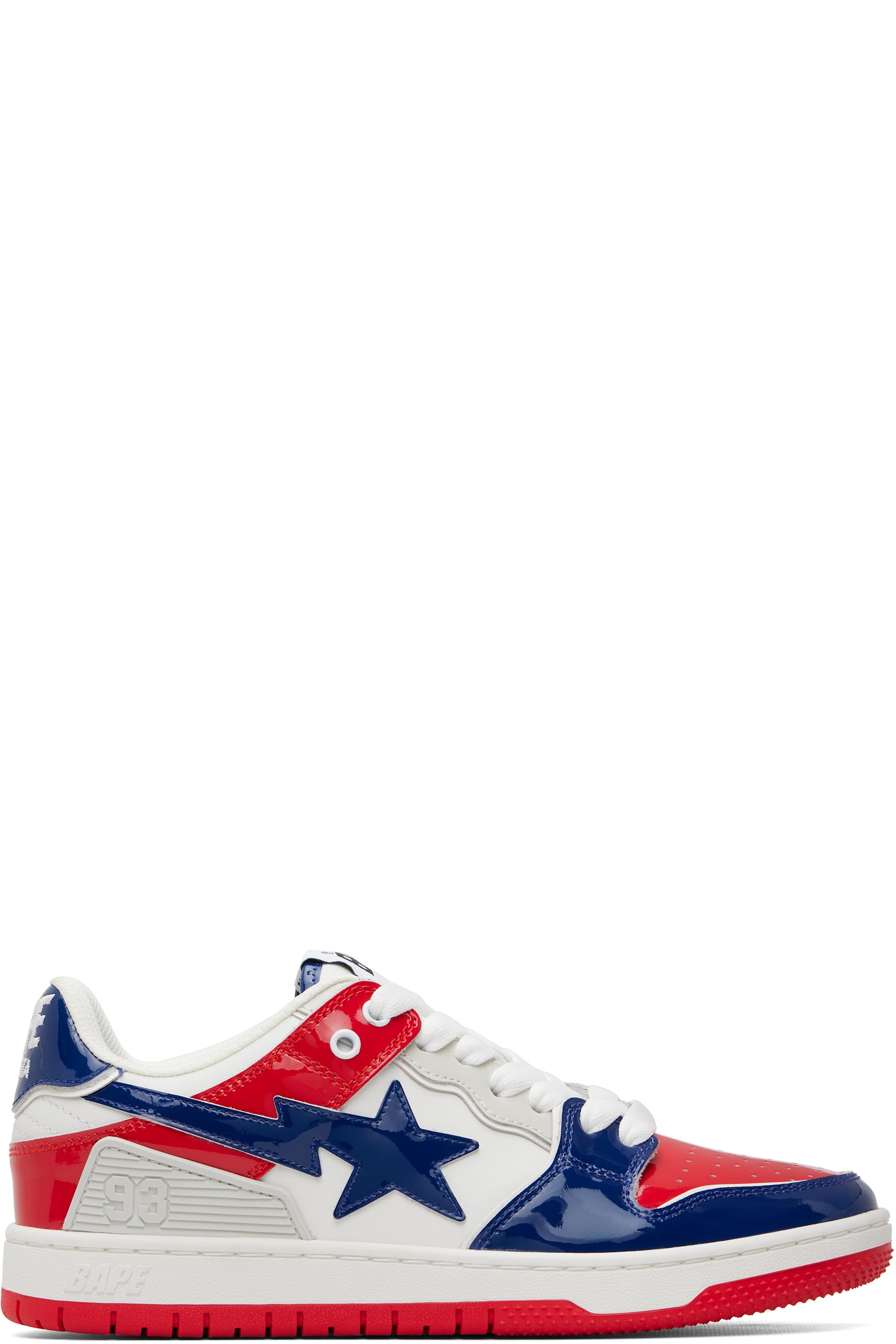 BAPE - Navy & Red SK8 STA #2 Sneakers