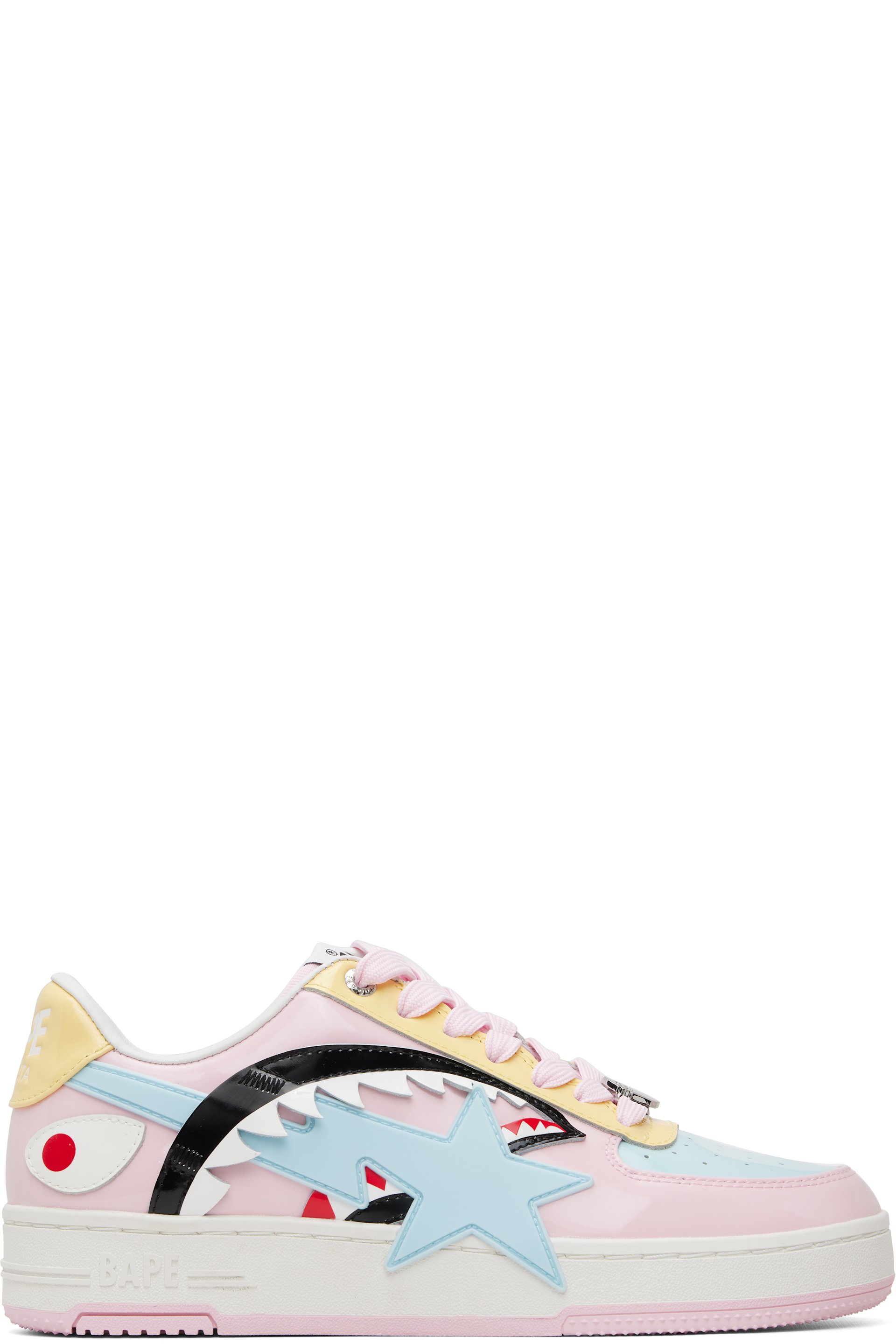 BAPE - Pink BAPE STA #1 Sneakers
