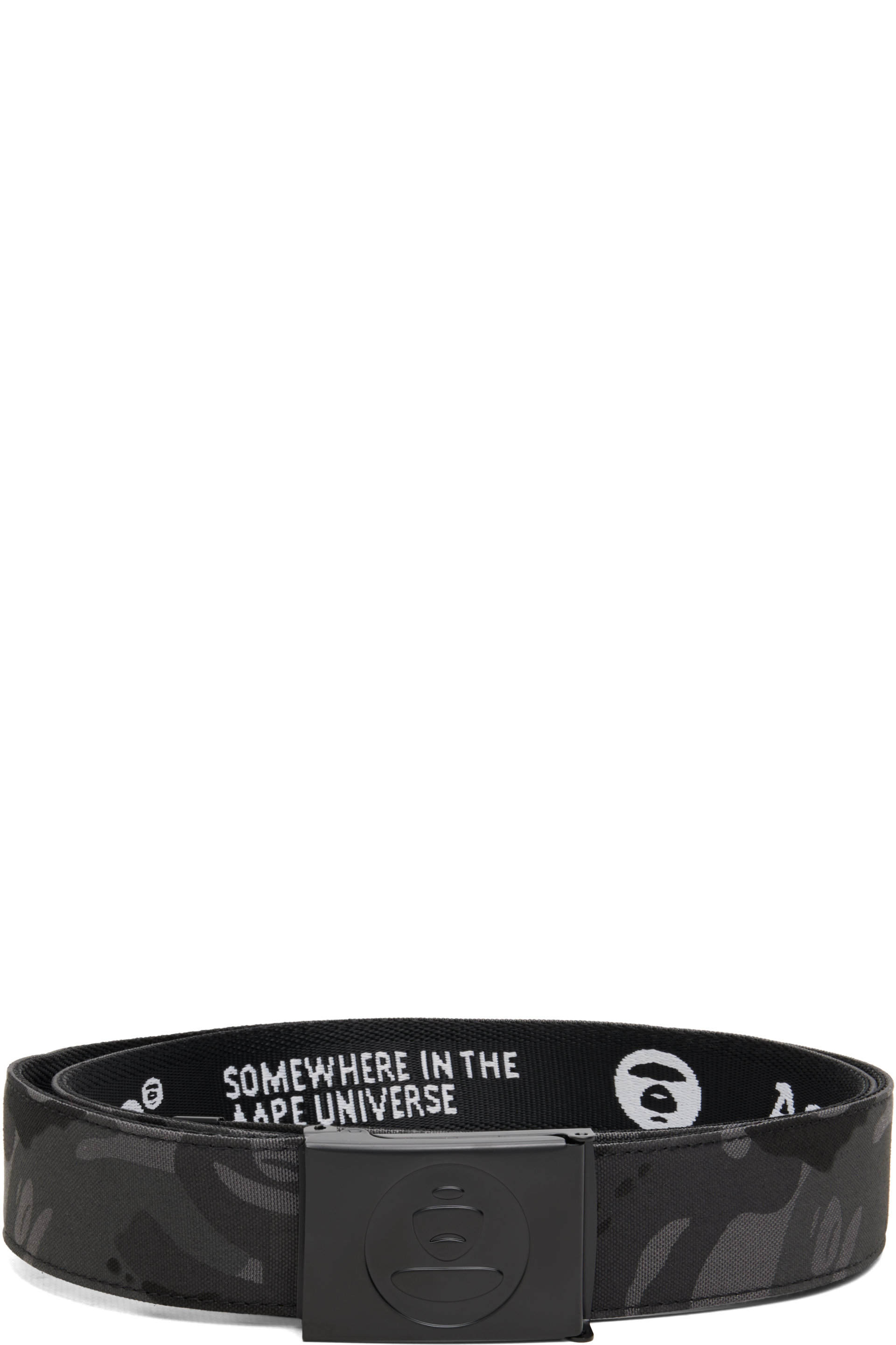 AAPE by A Bathing Ape - Black Moonface Camo Belt