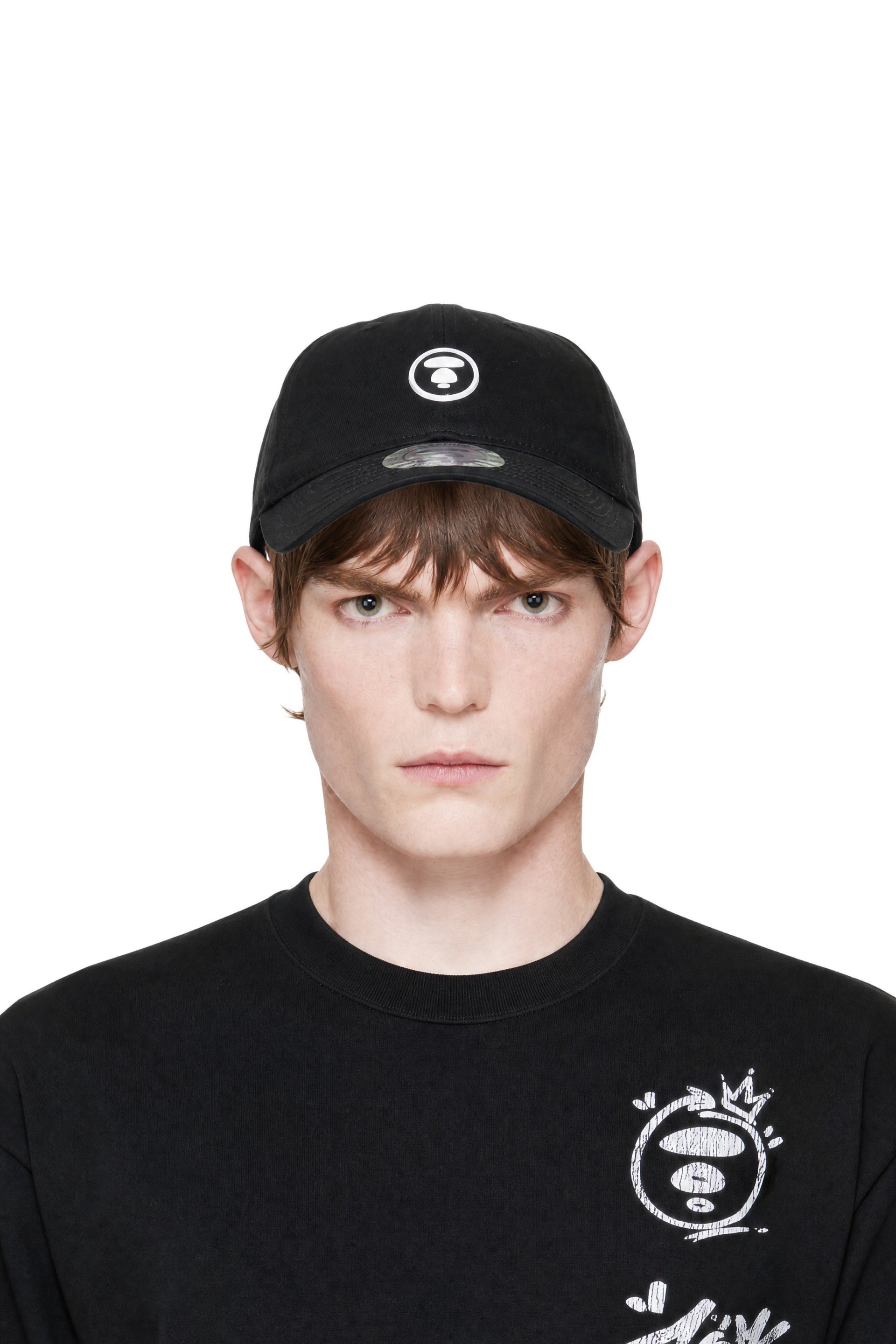 AAPE by A Bathing Ape - Casquette noir à logos AAPENOW et Moonface
