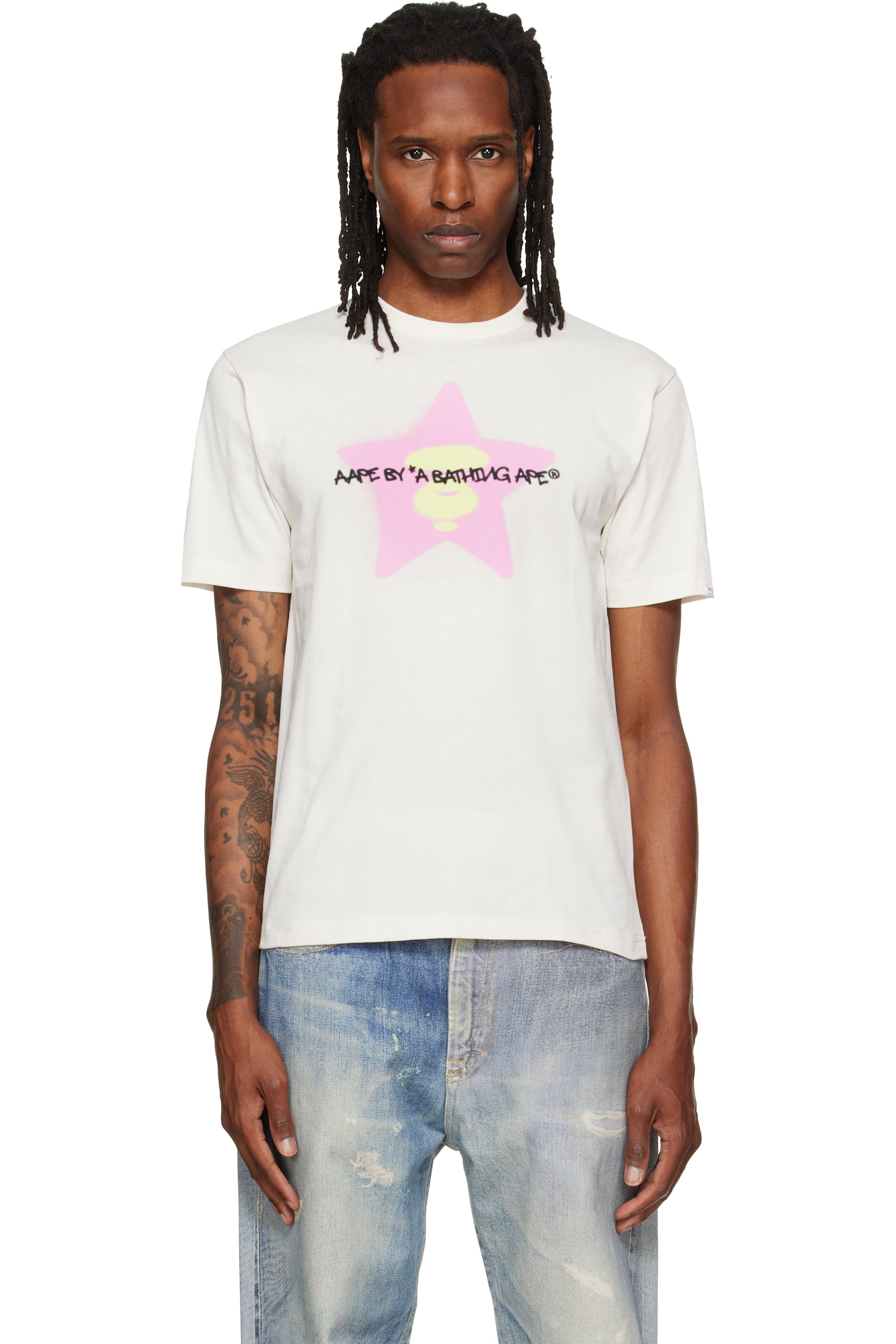 AAPE by A Bathing Ape - Off-White Main Skate T-shirt