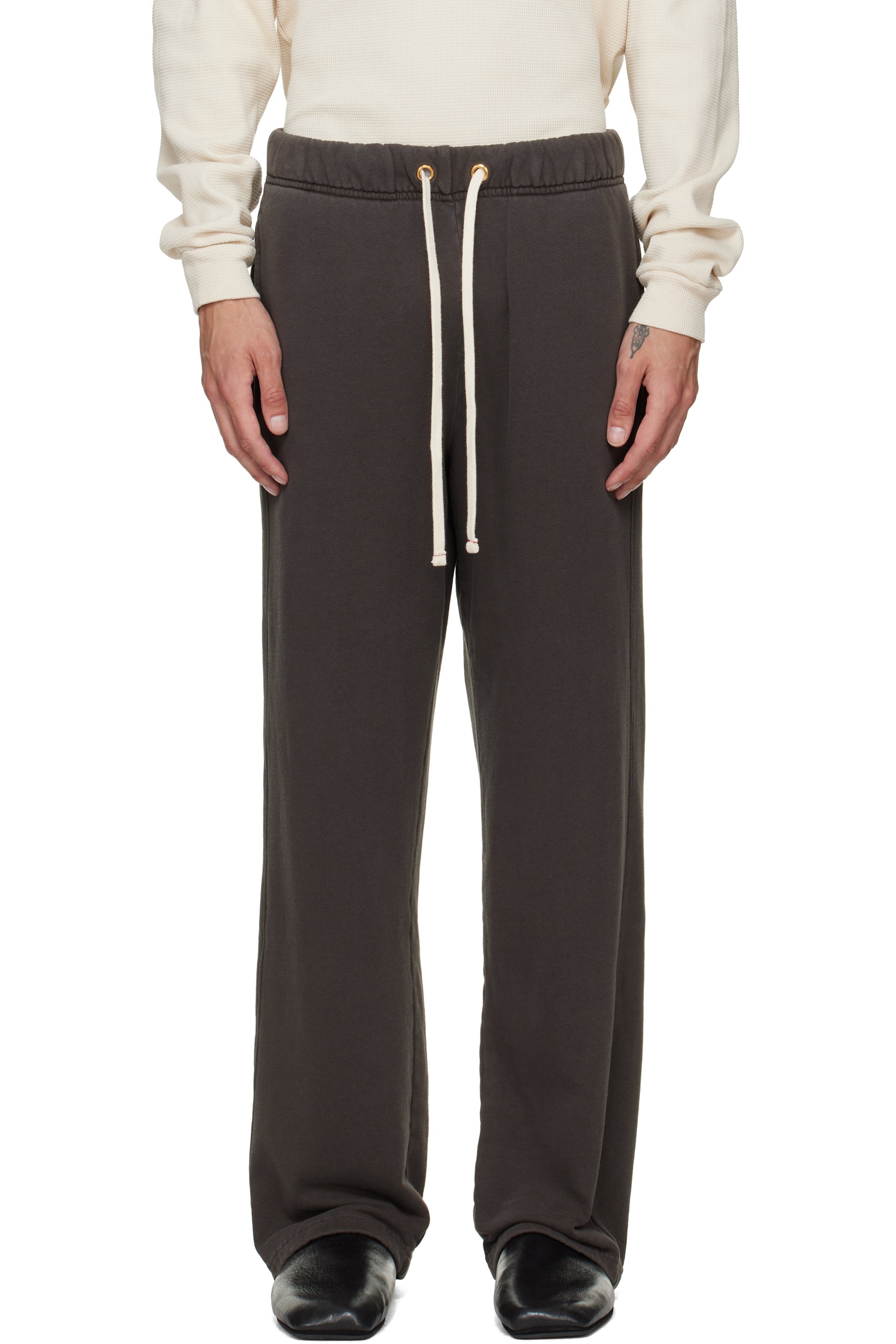 Les Tien - Gray French Terry Classic Sweatpants