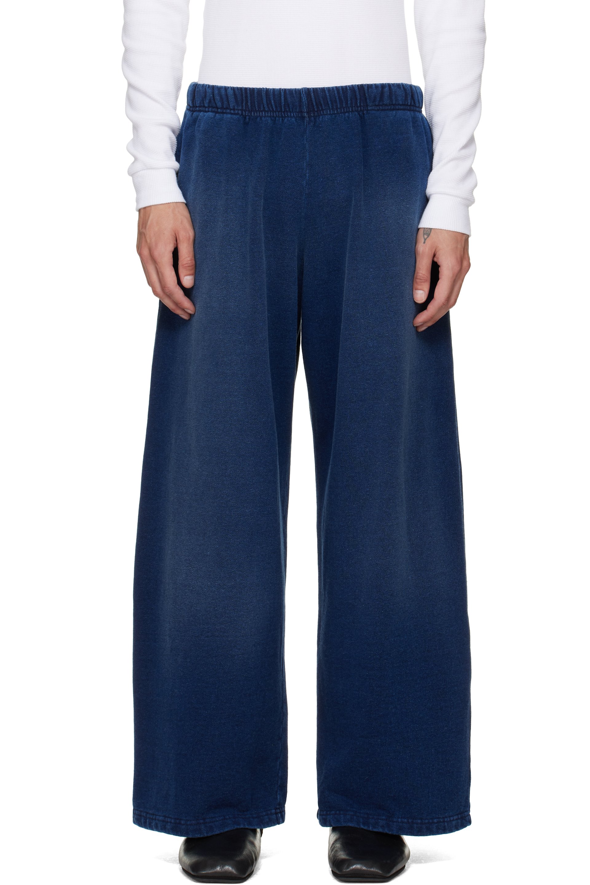 Les Tien - Navy Heavyweight Party Sweatpants