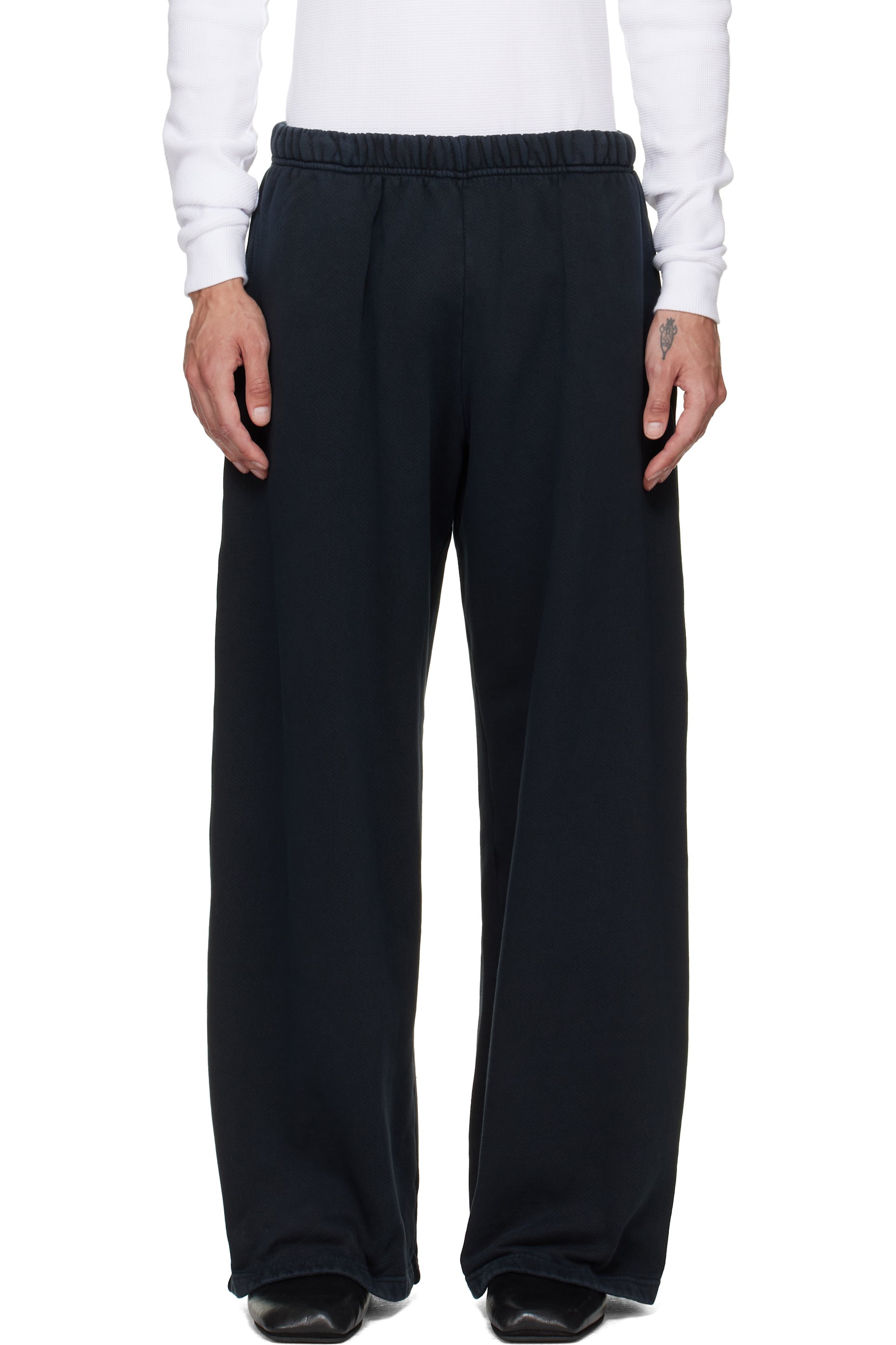 Les Tien - Black Heavyweight Party Sweatpants