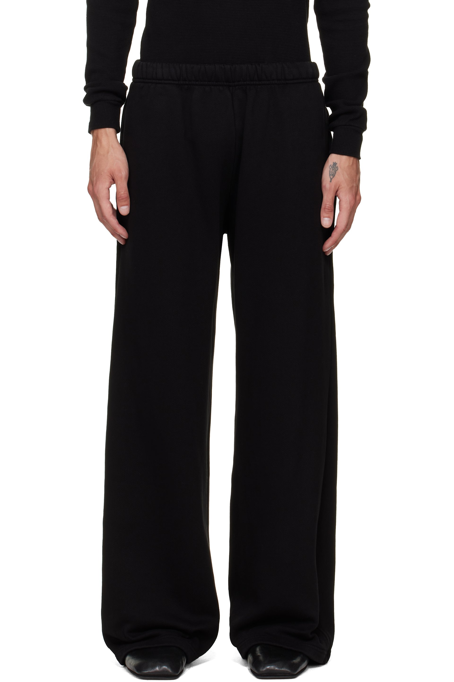 Les Tien - Black Heavyweight Party Sweatpants