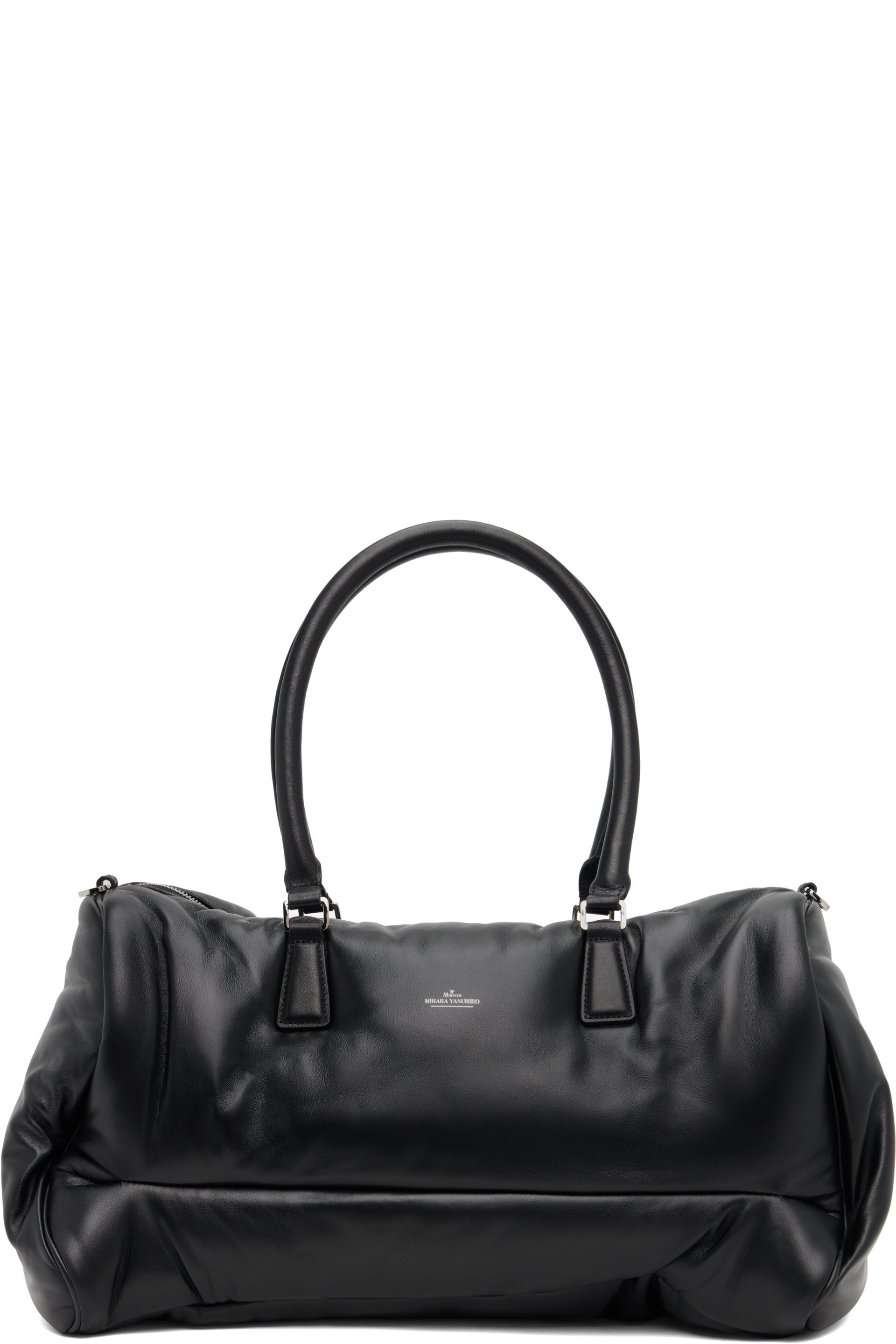 Maison MIHARA YASUHIRO - Black 'Pucker' Duffle Bag