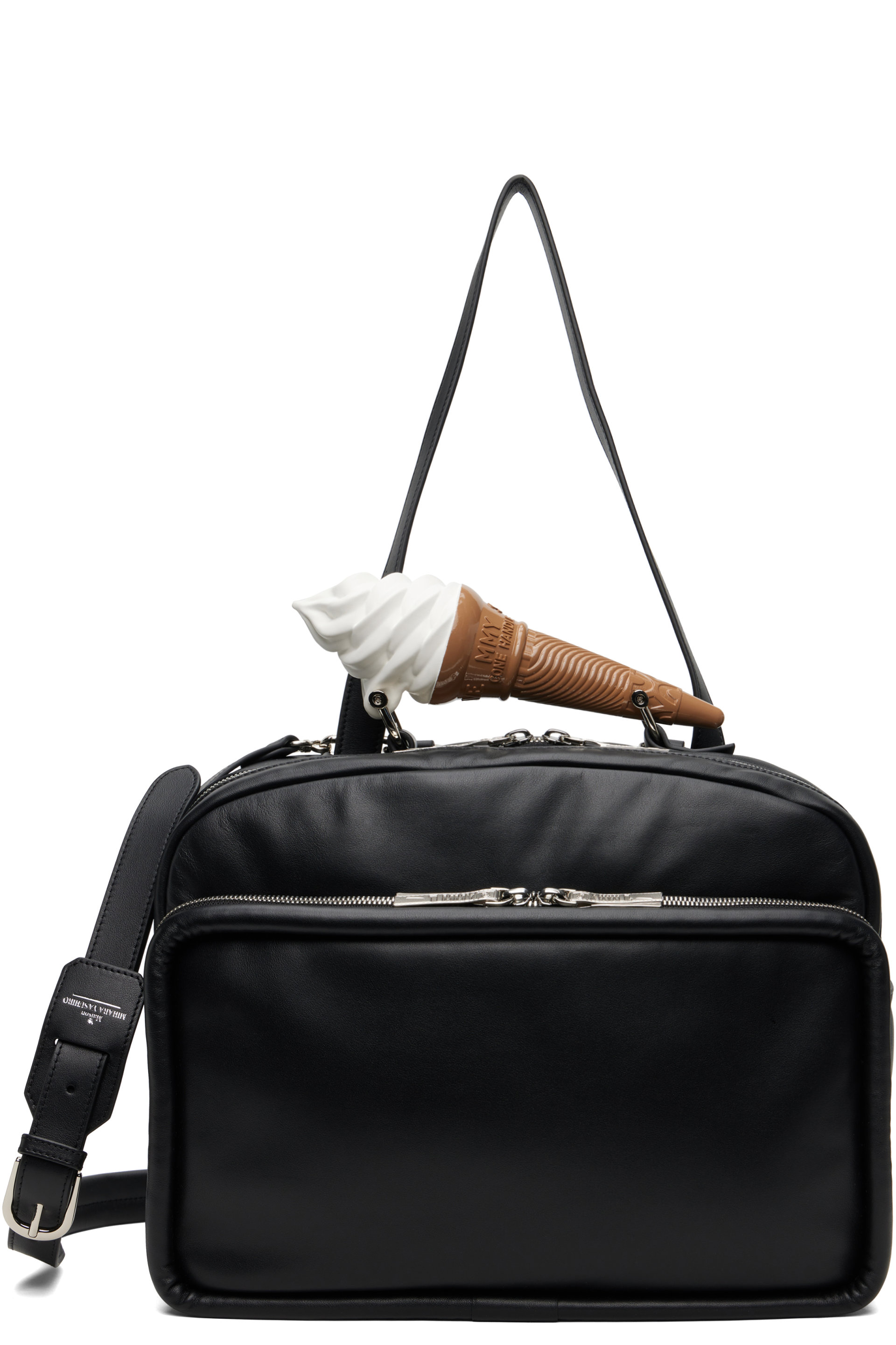 Maison MIHARA YASUHIRO - Black Soft Serve Handle Bag
