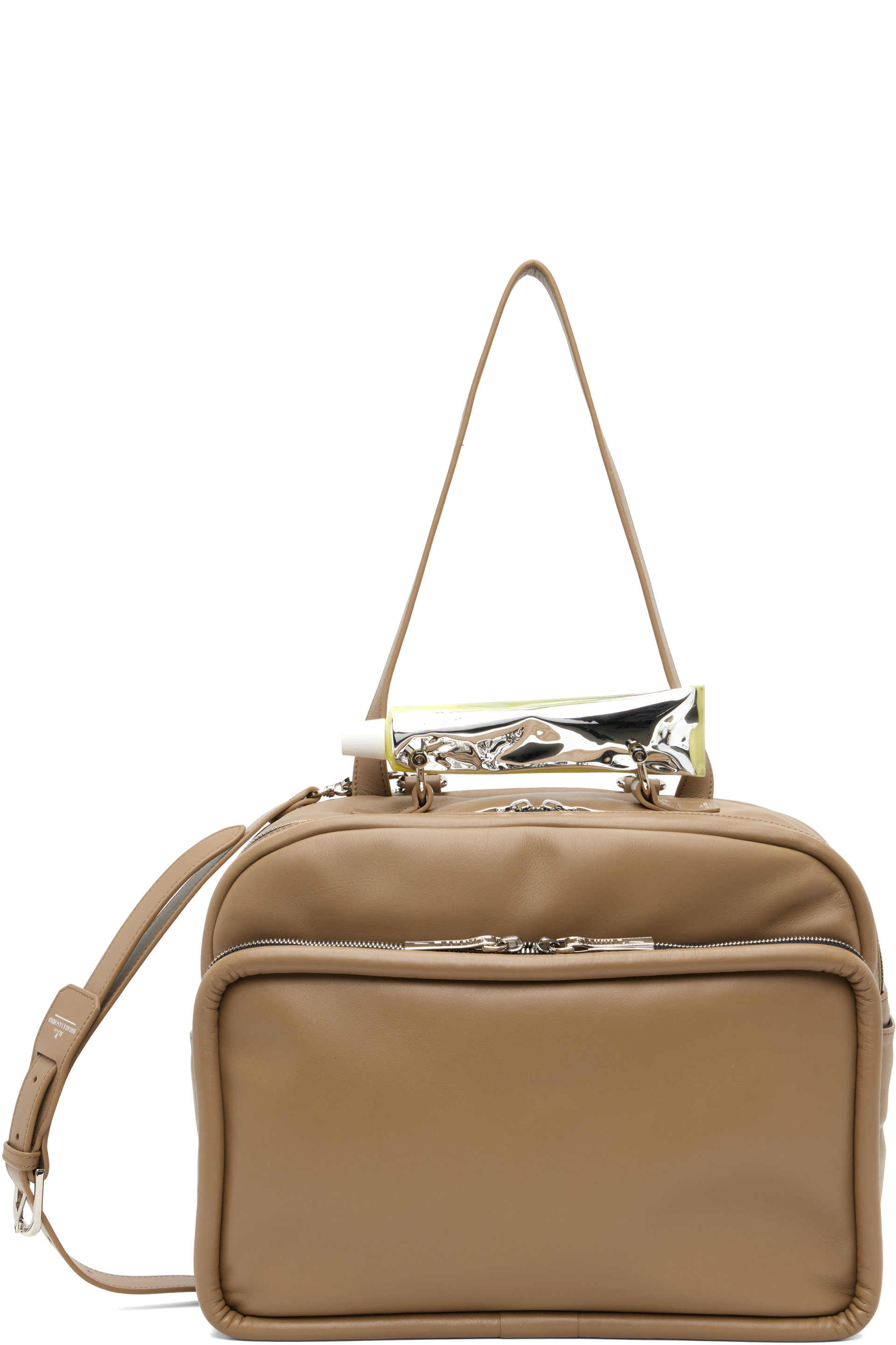 Maison MIHARA YASUHIRO - Beige Toothpaste Handle Bag
