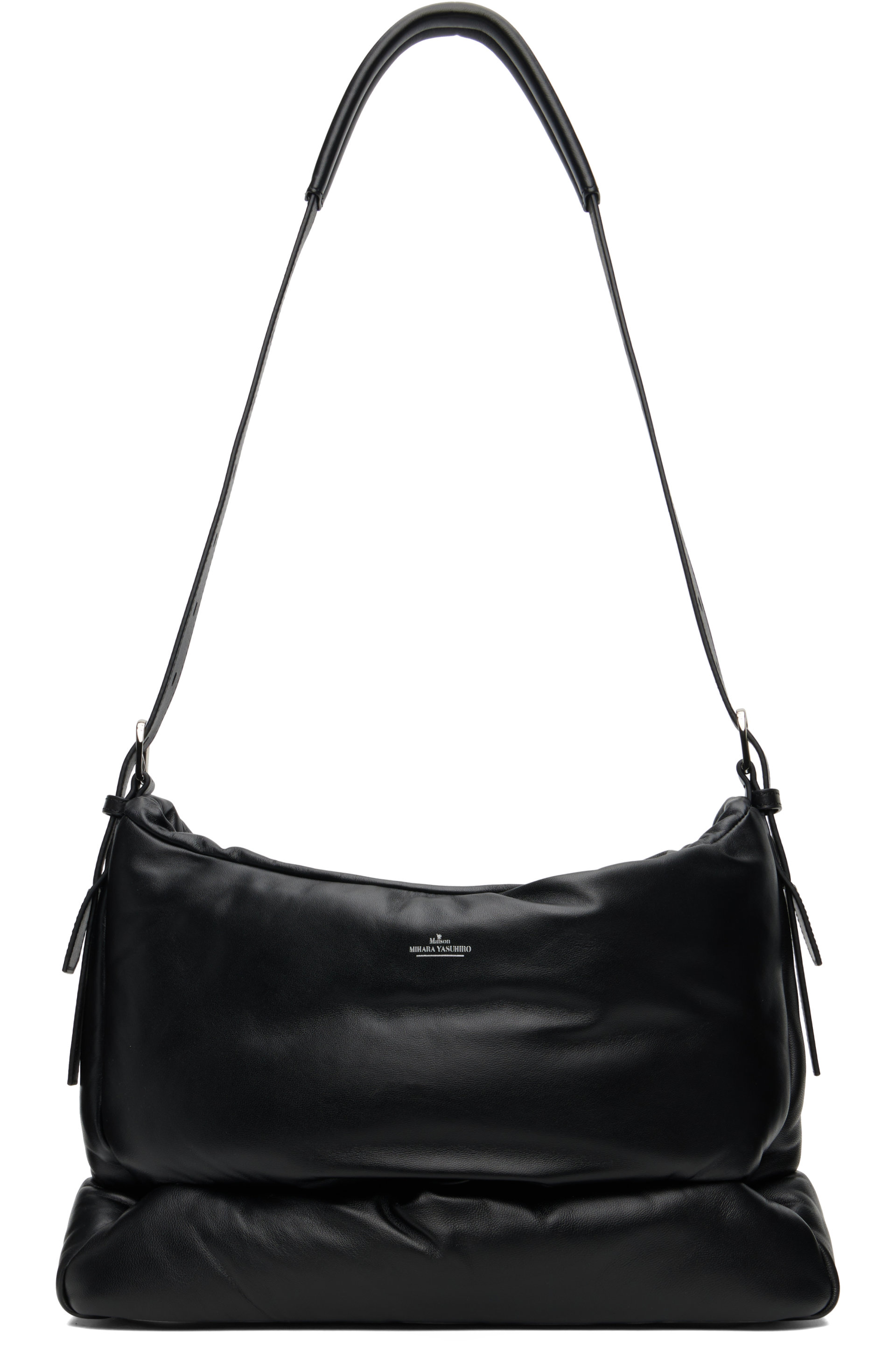 Maison MIHARA YASUHIRO - Black 'Pucker' Puffer Tote