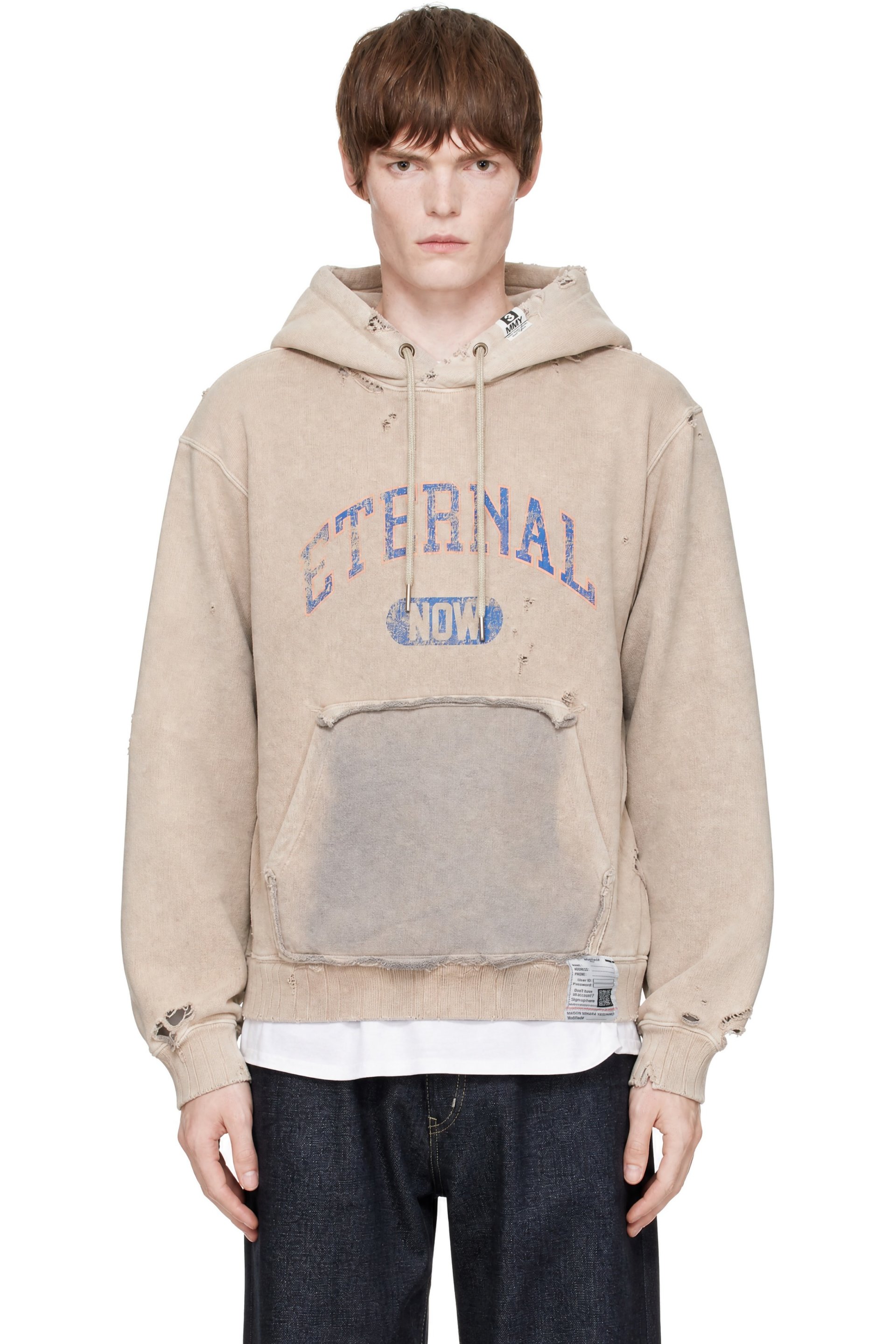 Maison MIHARA YASUHIRO - Beige Sun Faded Like Hoodie