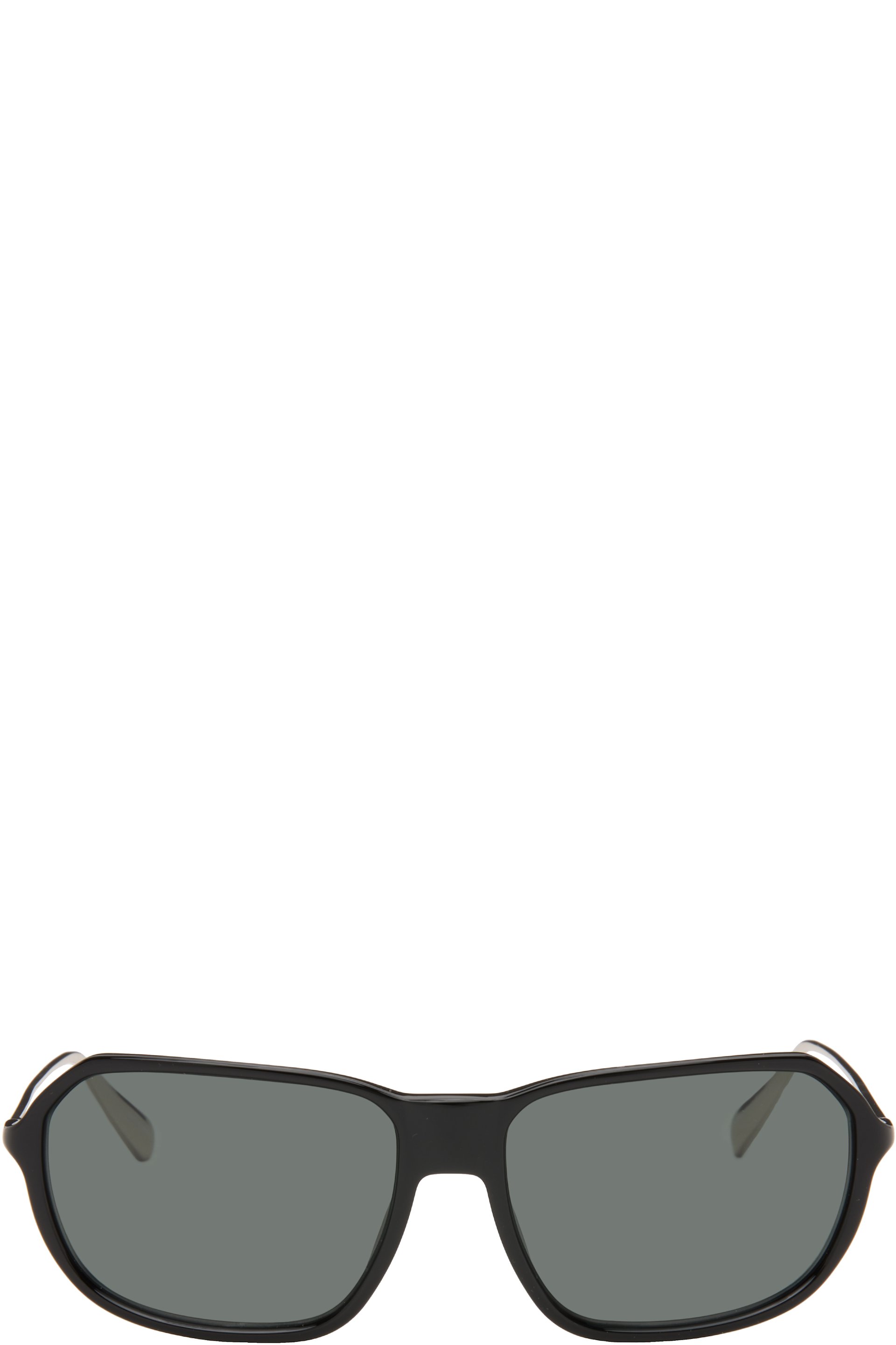 JACQUEMUS - Black Linda Farrow Edition 'The Mimosa' Sunglasses