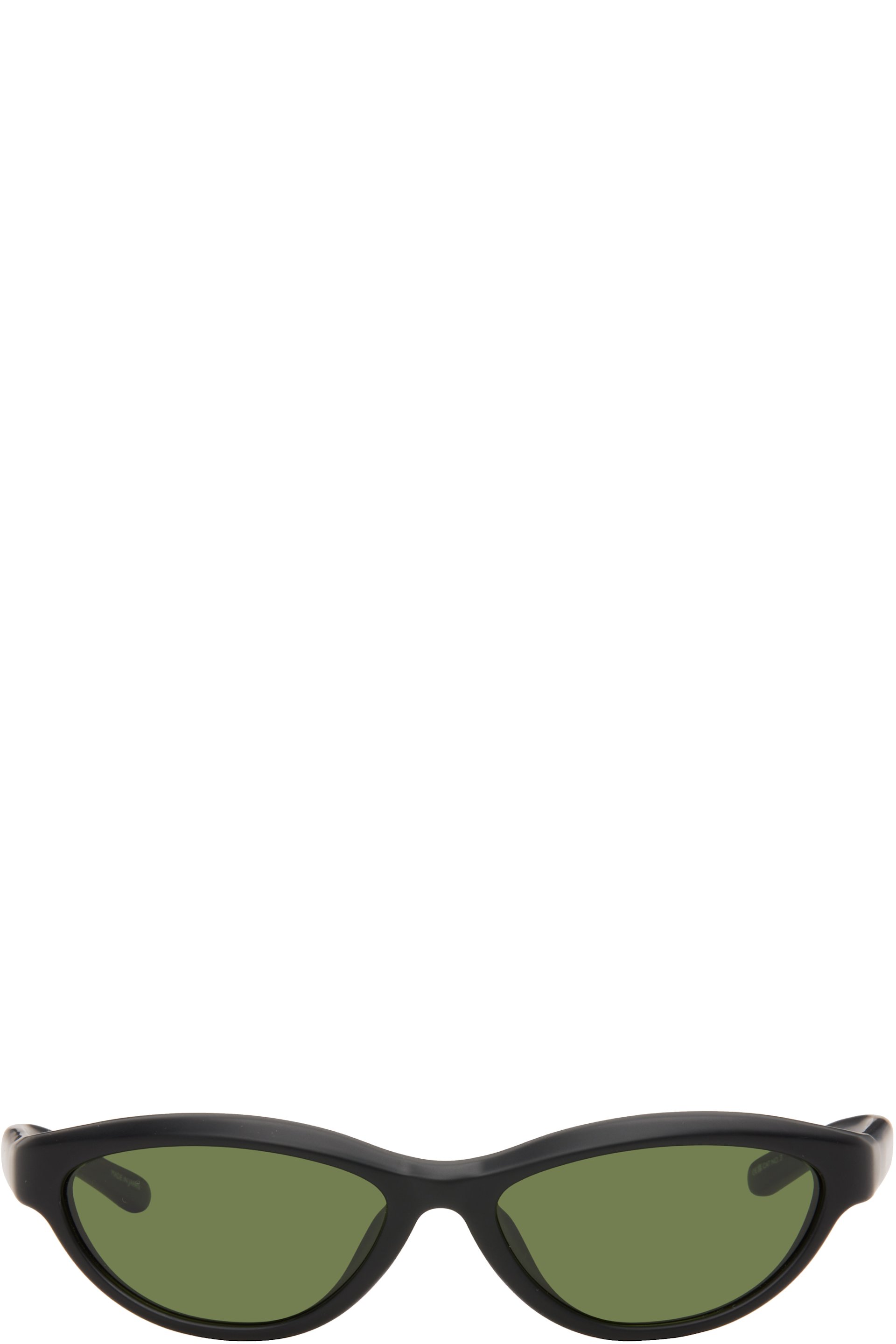 JACQUEMUS - Black Linda Farrow Edition 'The Curvo' Sunglasses