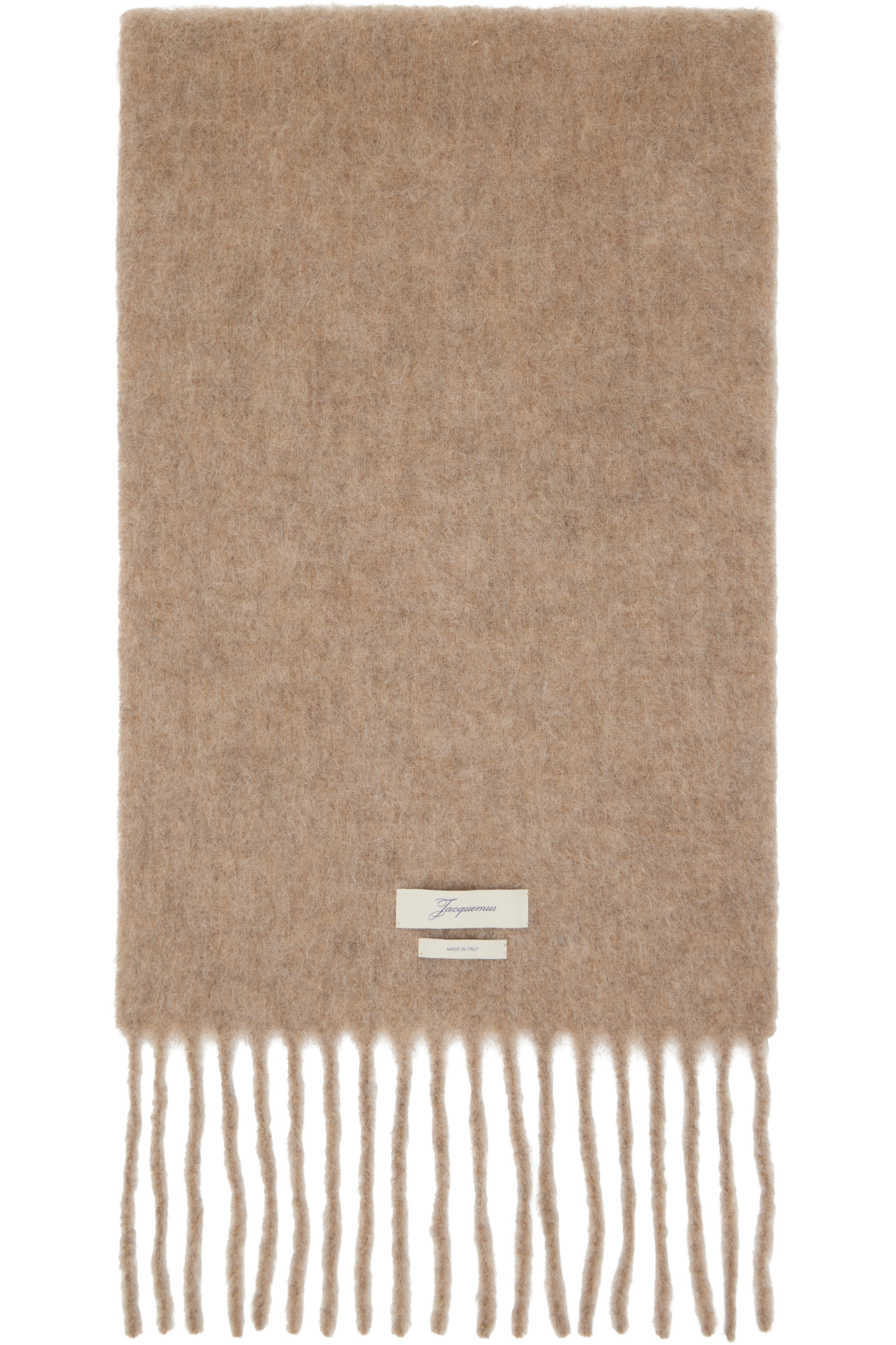 JACQUEMUS - Taupe 'The Carro' Scarf
