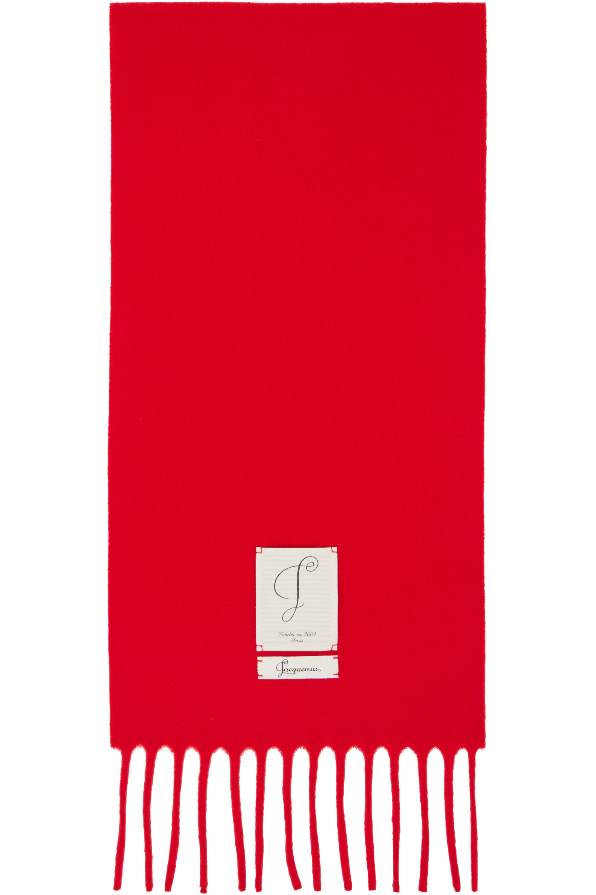 JACQUEMUS - Écharpe Cavallo rouge