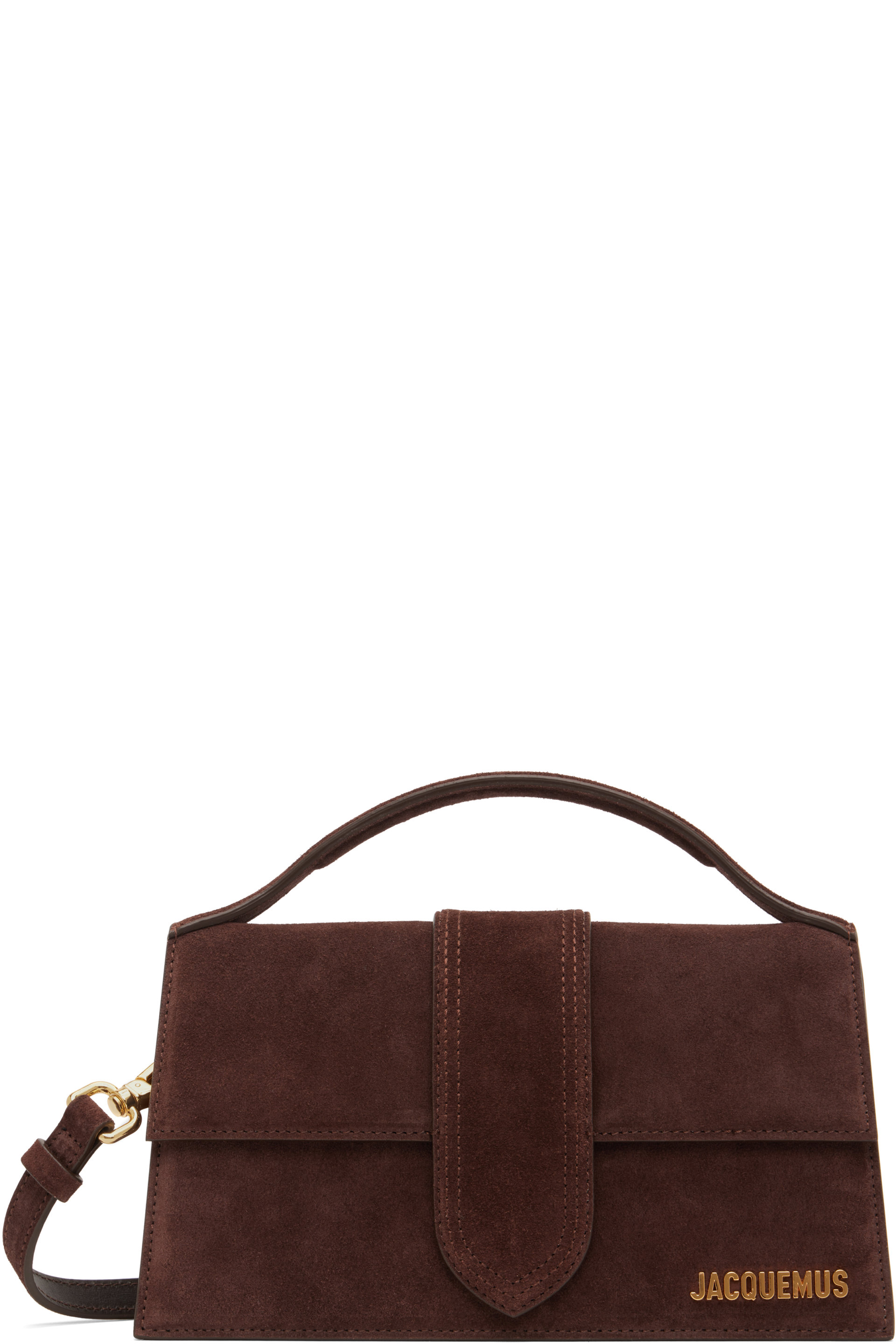 JACQUEMUS - Brown 'The large Bambino' Bag