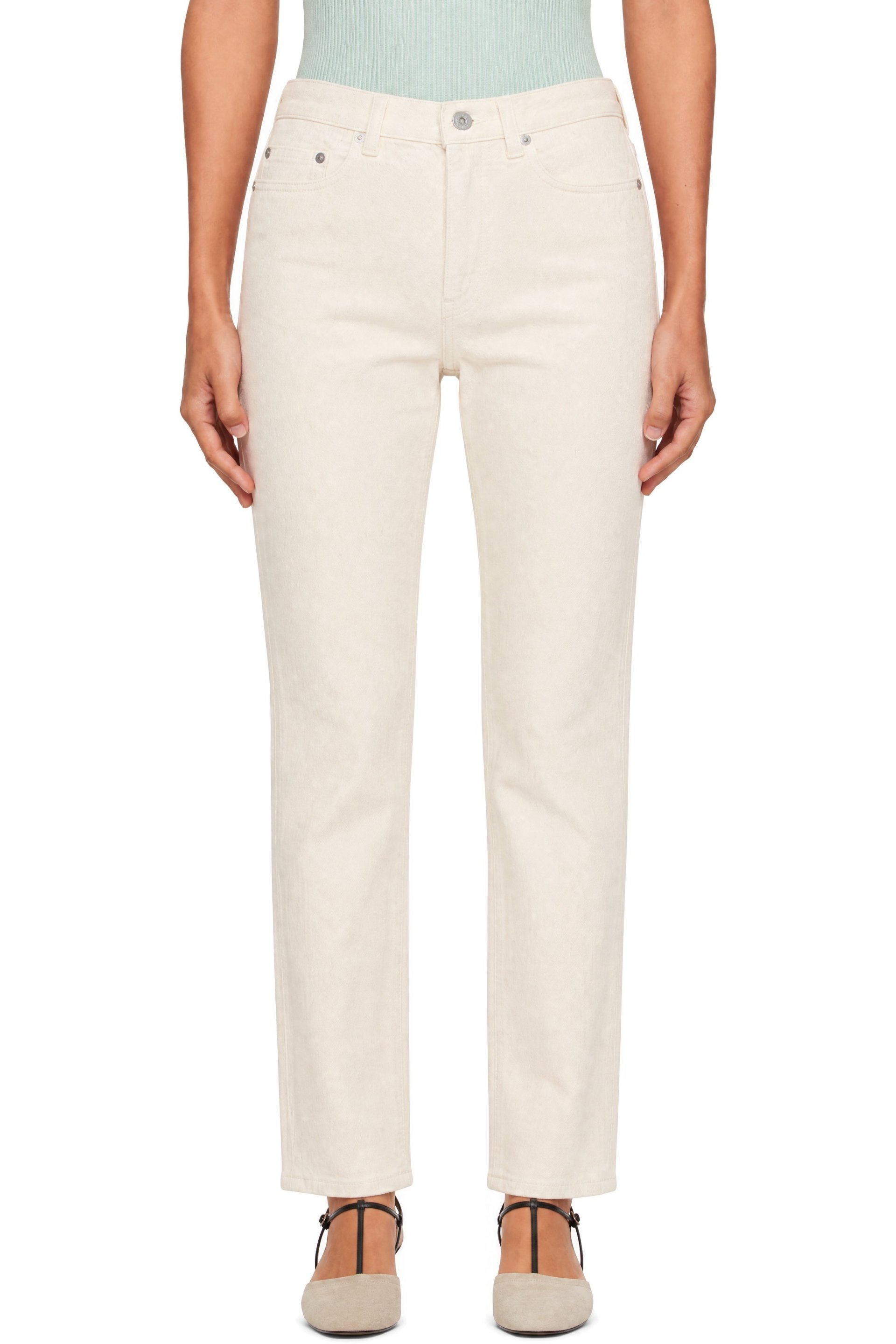 JACQUEMUS - Off-White 'The de-Nîmes' Palma Denim Jeans