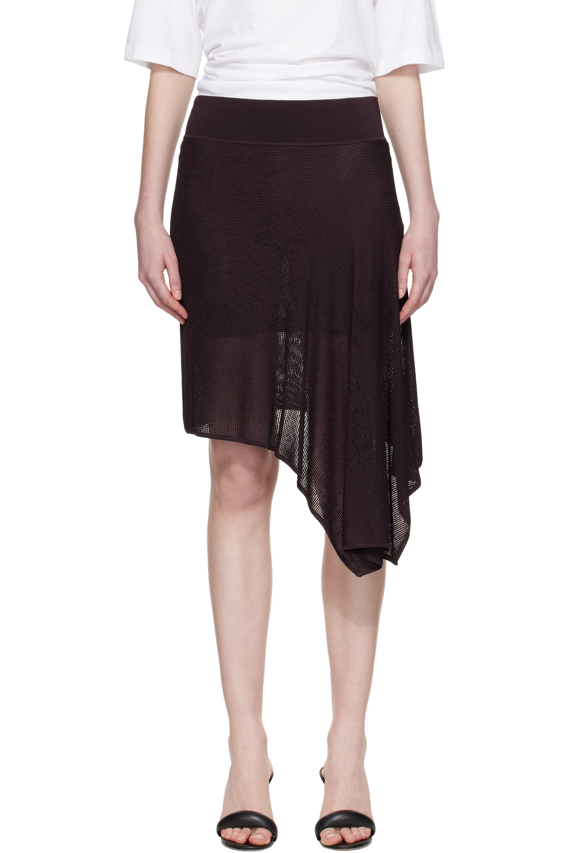 JACQUEMUS - Brown 'The Voile' Midi Skirt