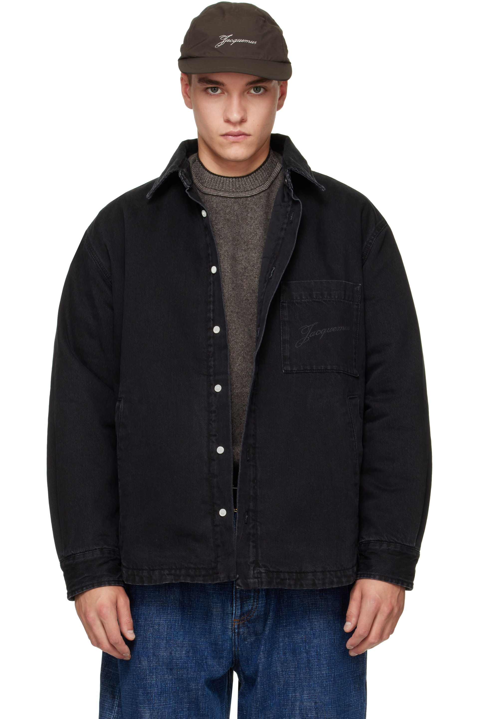 JACQUEMUS - Black 'The Boulanger' Denim Shirt