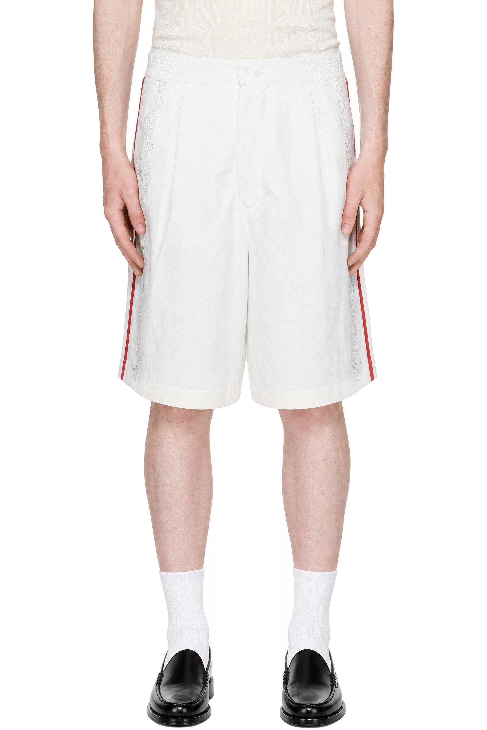JACQUEMUS - Short de pyjama blanc