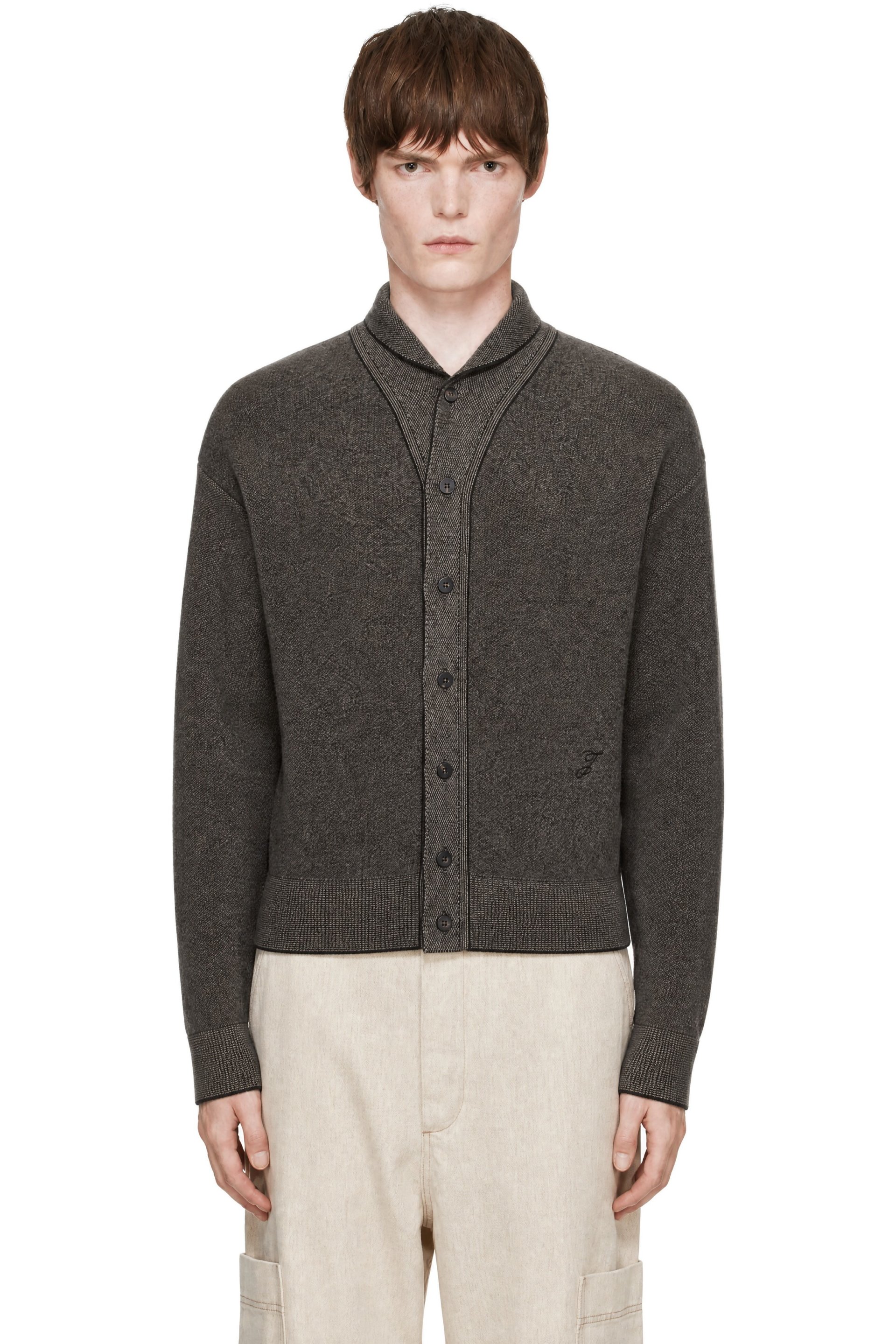 JACQUEMUS - Cardigan Pelota gris