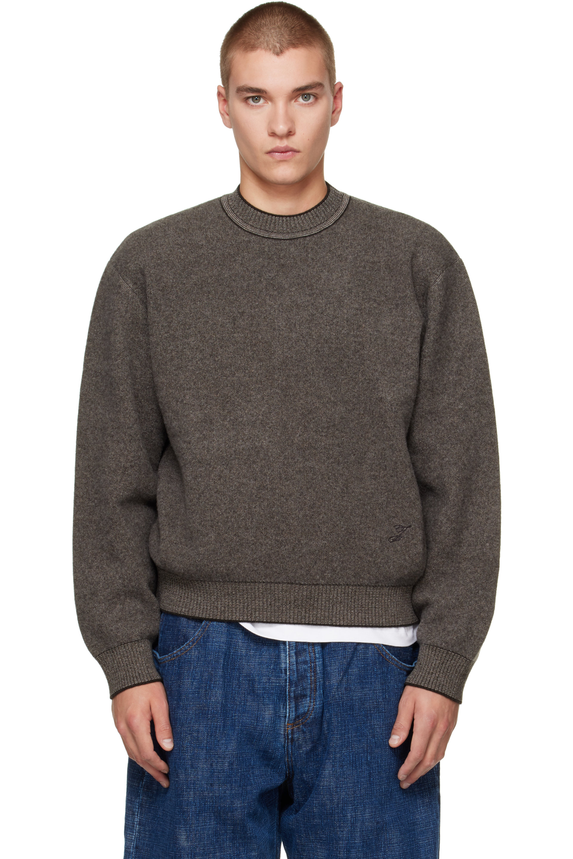 JACQUEMUS - Taupe 'La Maille Pelota' Sweater