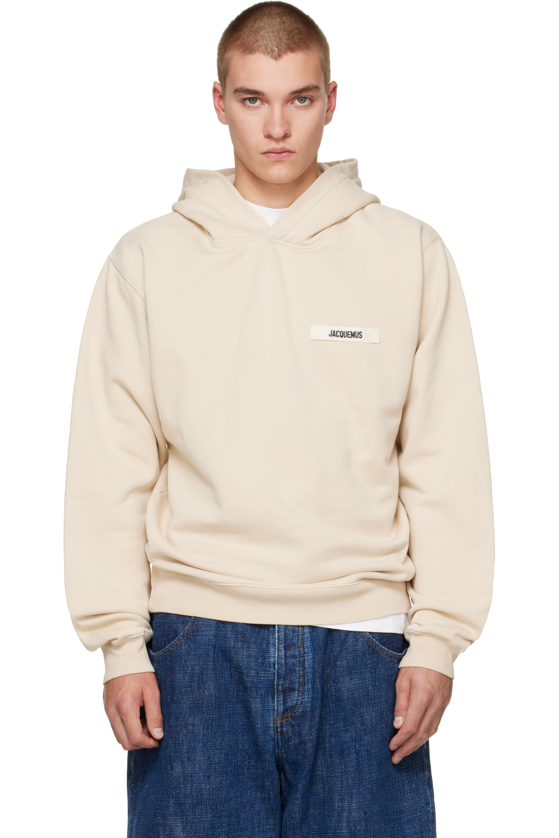JACQUEMUS - Beige 'The Gros Grain' Hoodie