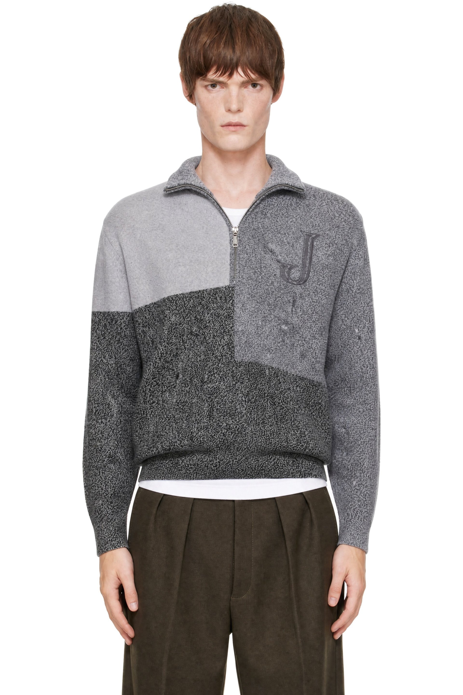 JACQUEMUS - Col roulé Camionneur Orlando gris